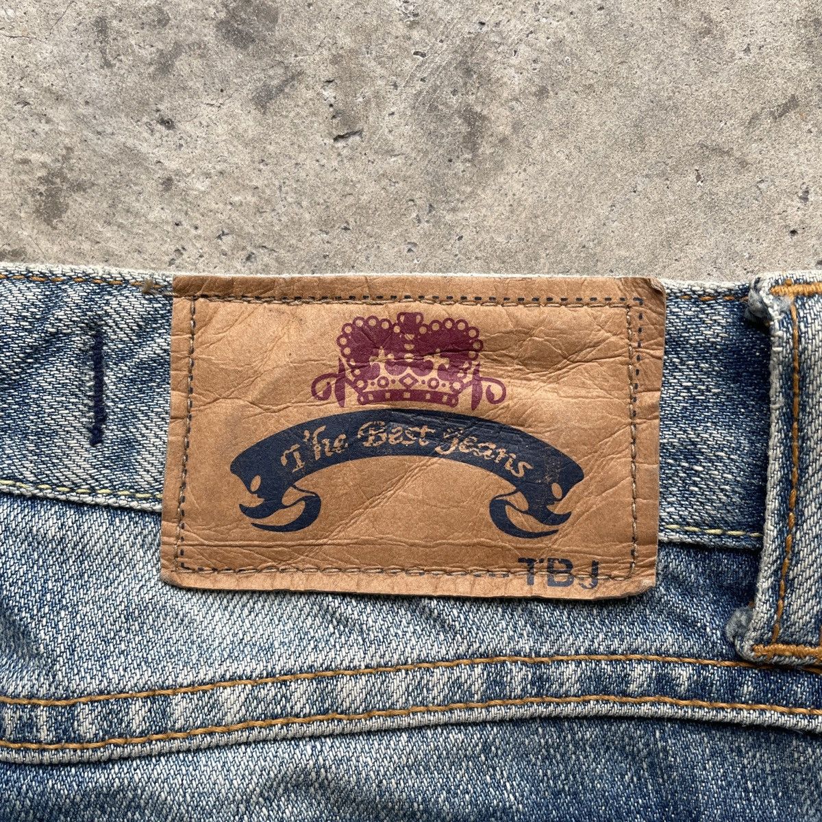 Japanese Brand Vintage Japanese TBJ Faded FLARE Jeans Bootcut Denim Pants Size US 27 - 10 Thumbnail