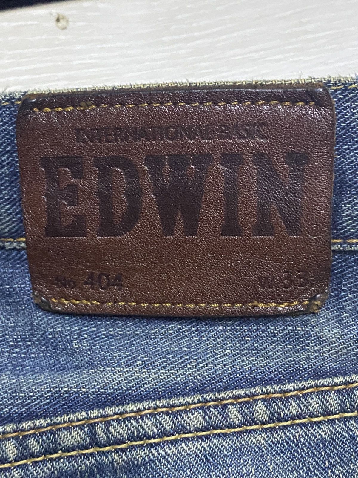 Edwin Vintage Edwin 404 Crazy Mud Wash Distressed Jeans Size US 34 / EU 50 - 19 Thumbnail