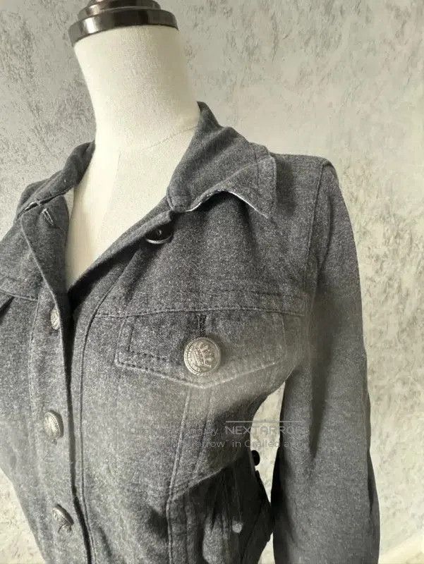Burberry Burberry Gray Cotton-Blend Long Sleeve Cardigan. Size M / US 6-8 / IT 42-44 - 5 Thumbnail