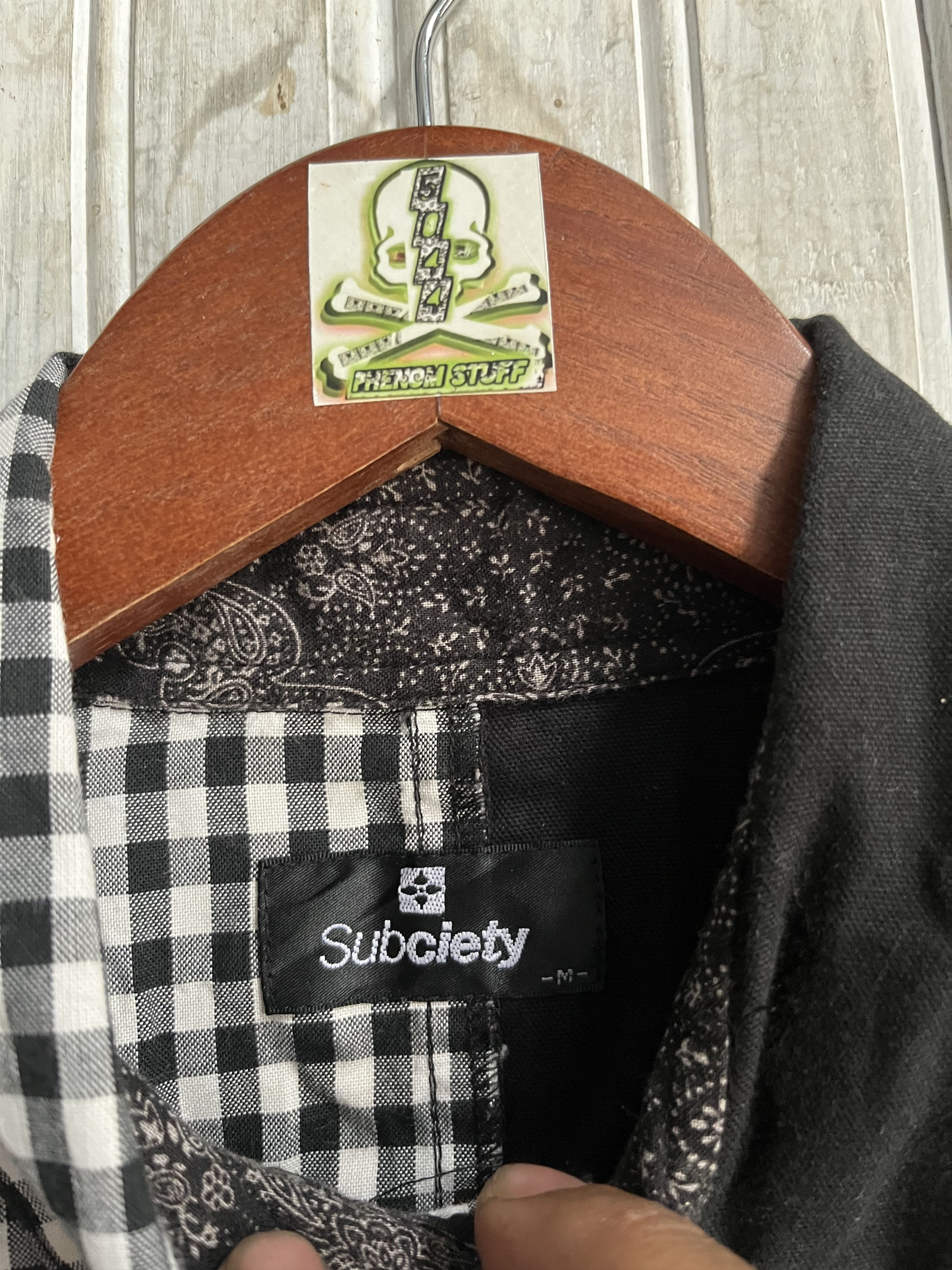 Vintage Rare Long Shirt Subciety Size US M / EU 48-50 / 2 - 4 Thumbnail