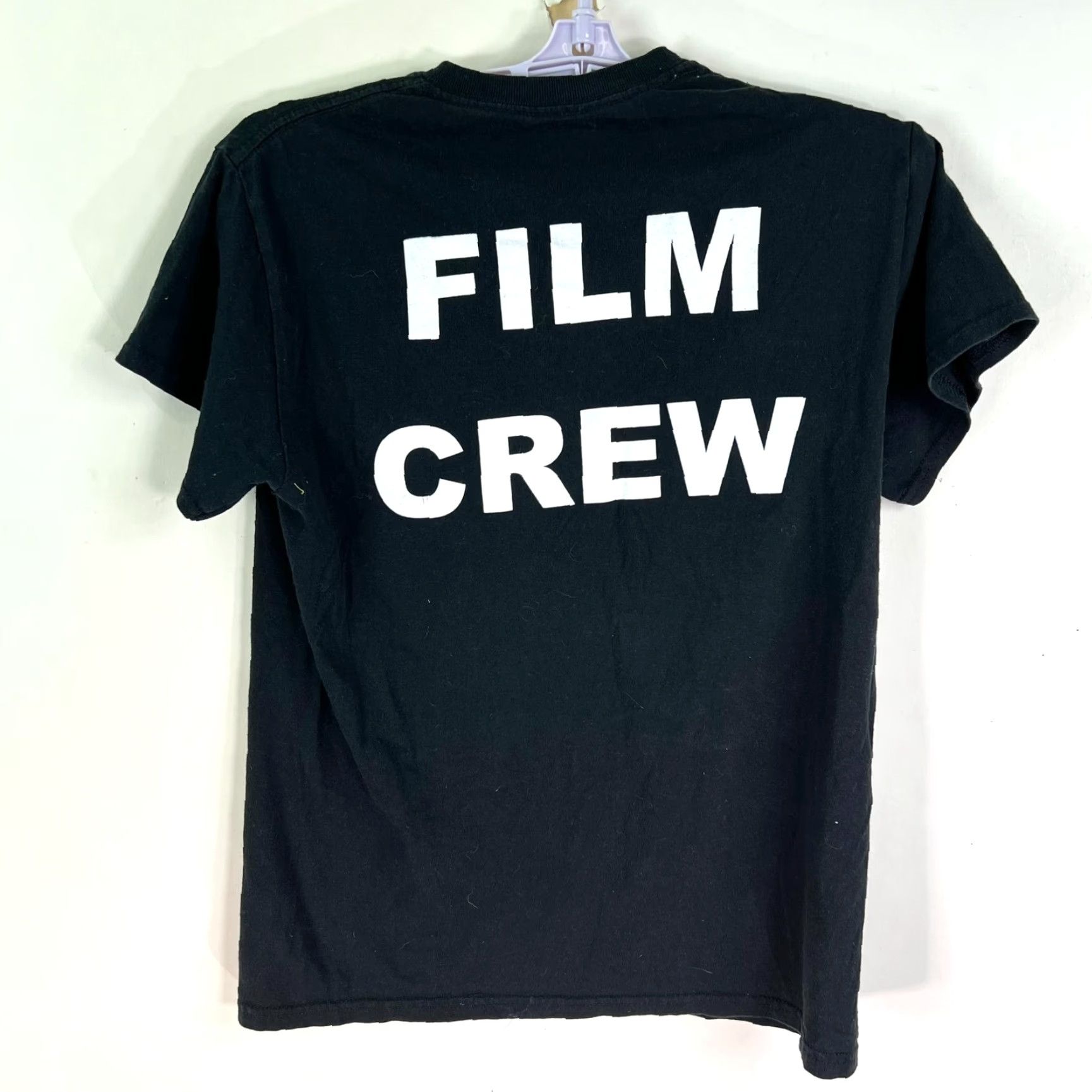 Vintage Film Crew T-Shirt Adult Small Black Graphic Print 90s Movie Mens Size US S / EU 44-46 / 1 - 4 Thumbnail