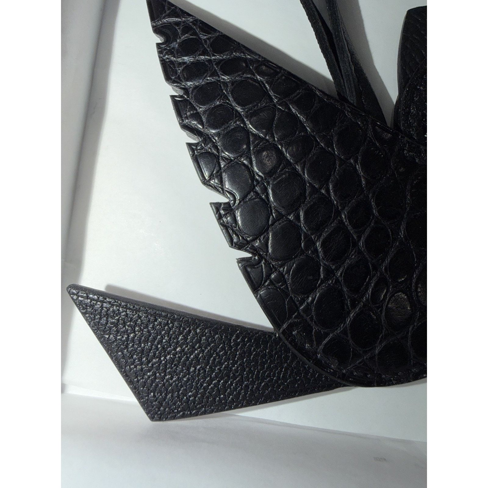 Hermes Hermes Birdy Birdie Black Alligator Lizard Chevre Bag Charm Size ONE SIZE - 11 Thumbnail