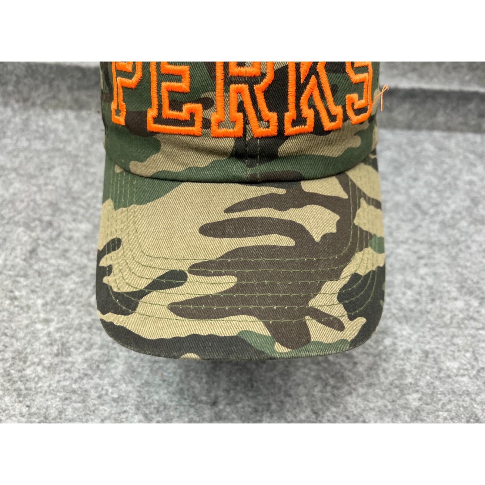 Vintage Ethos Hat Cap Adjustable One Size Orange Green Camo 100% Cotton Men Baseball Cap Size ONE SIZE - 3 Thumbnail