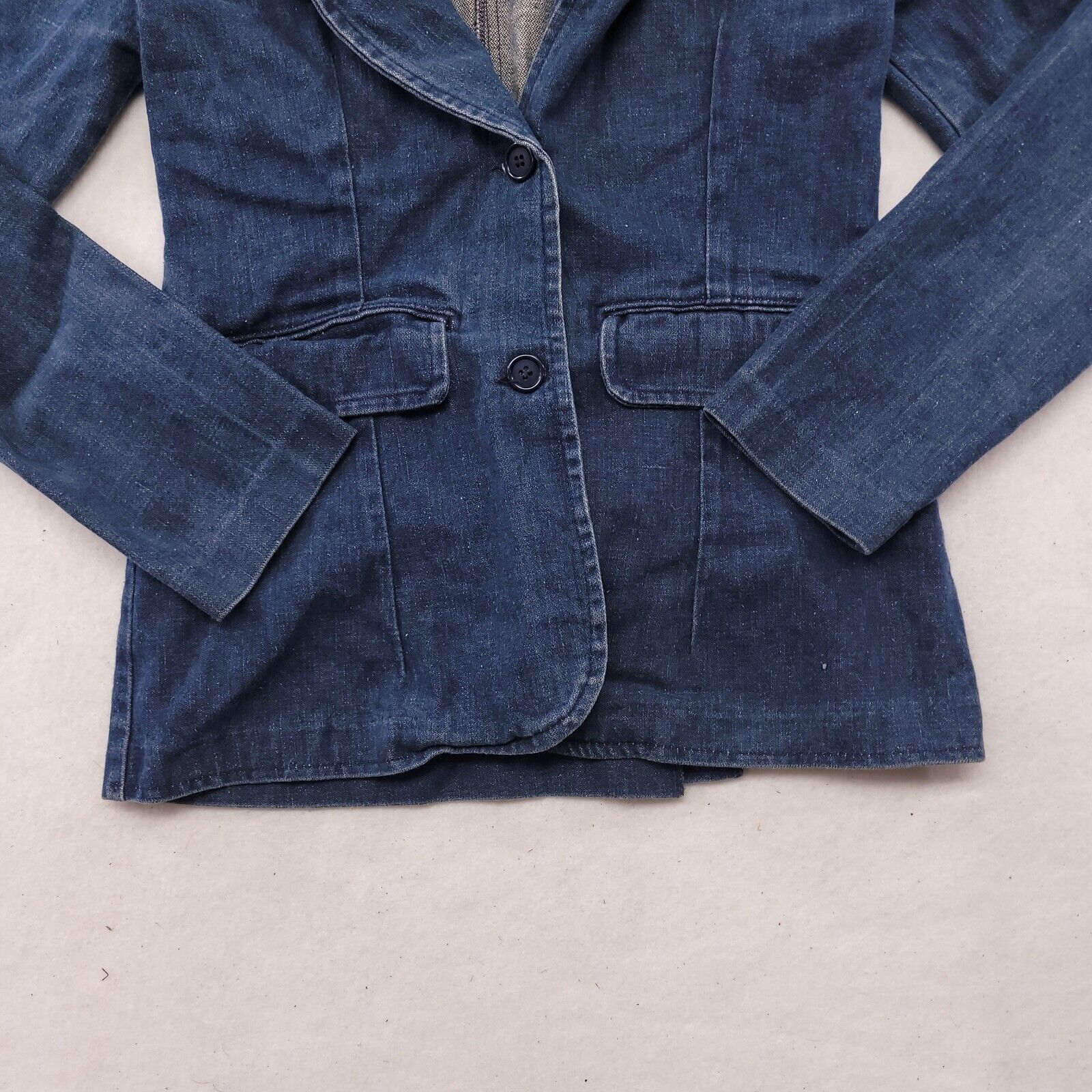 Wrangler Wrangler Casual Button Up Denim Jacket Womens Size 7 Blue Size M / US 6-8 / IT 42-44 - 4 Thumbnail