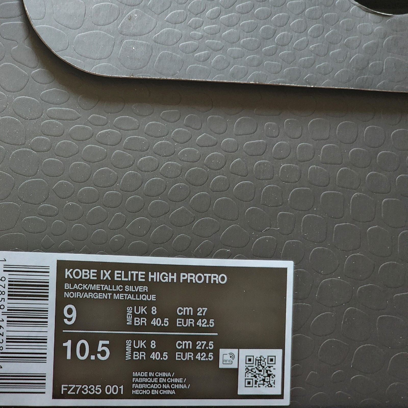 Nike Nike Kobe 9 Elite Protro 2025 Masterpiece Brand New Sz 9 Size US 9 / EU 42 - 10 Thumbnail