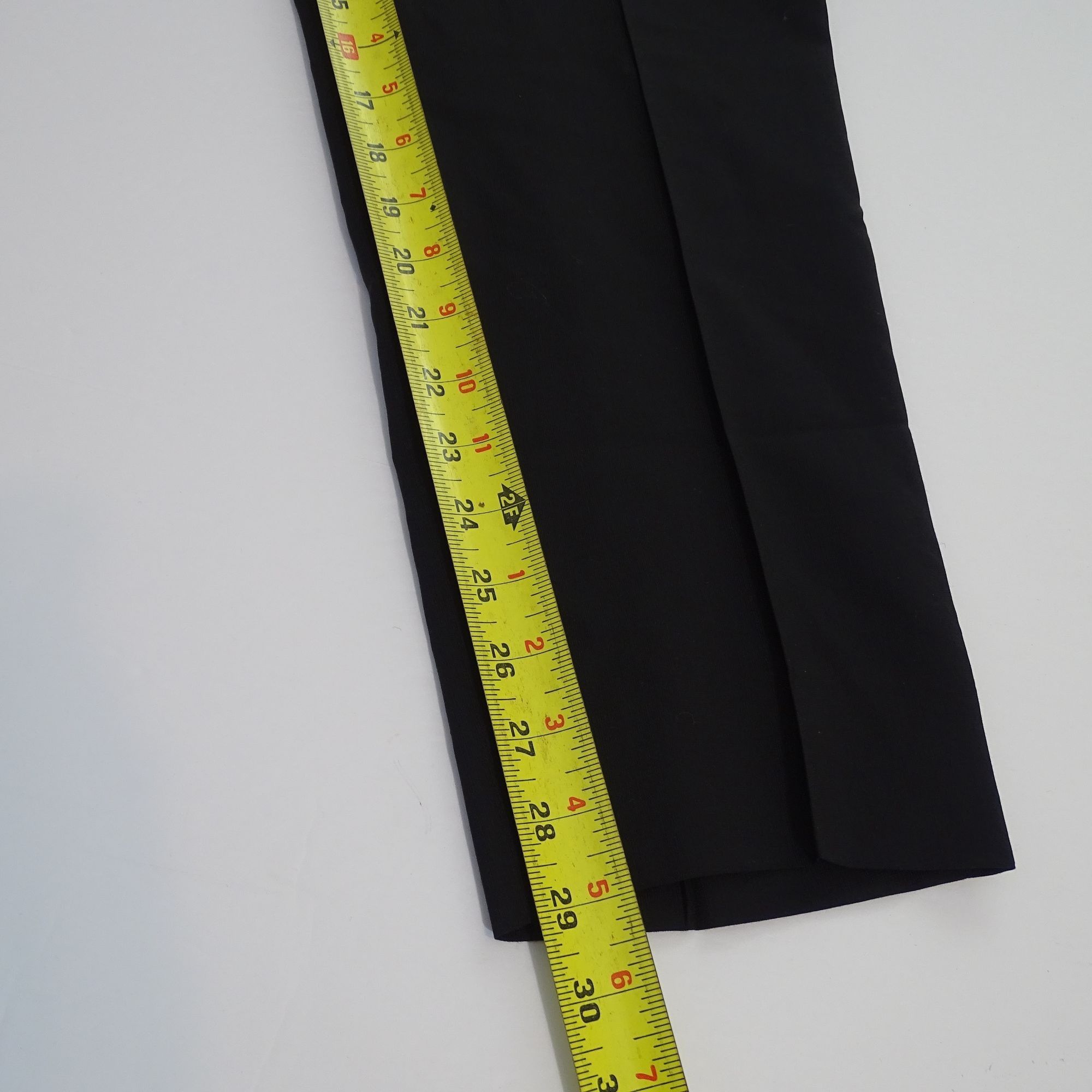 Corneliani Corneliani Mens Dress Pants Black Flat Front Wool Size 40x29 Size US 40 / EU 56 - 15 Thumbnail