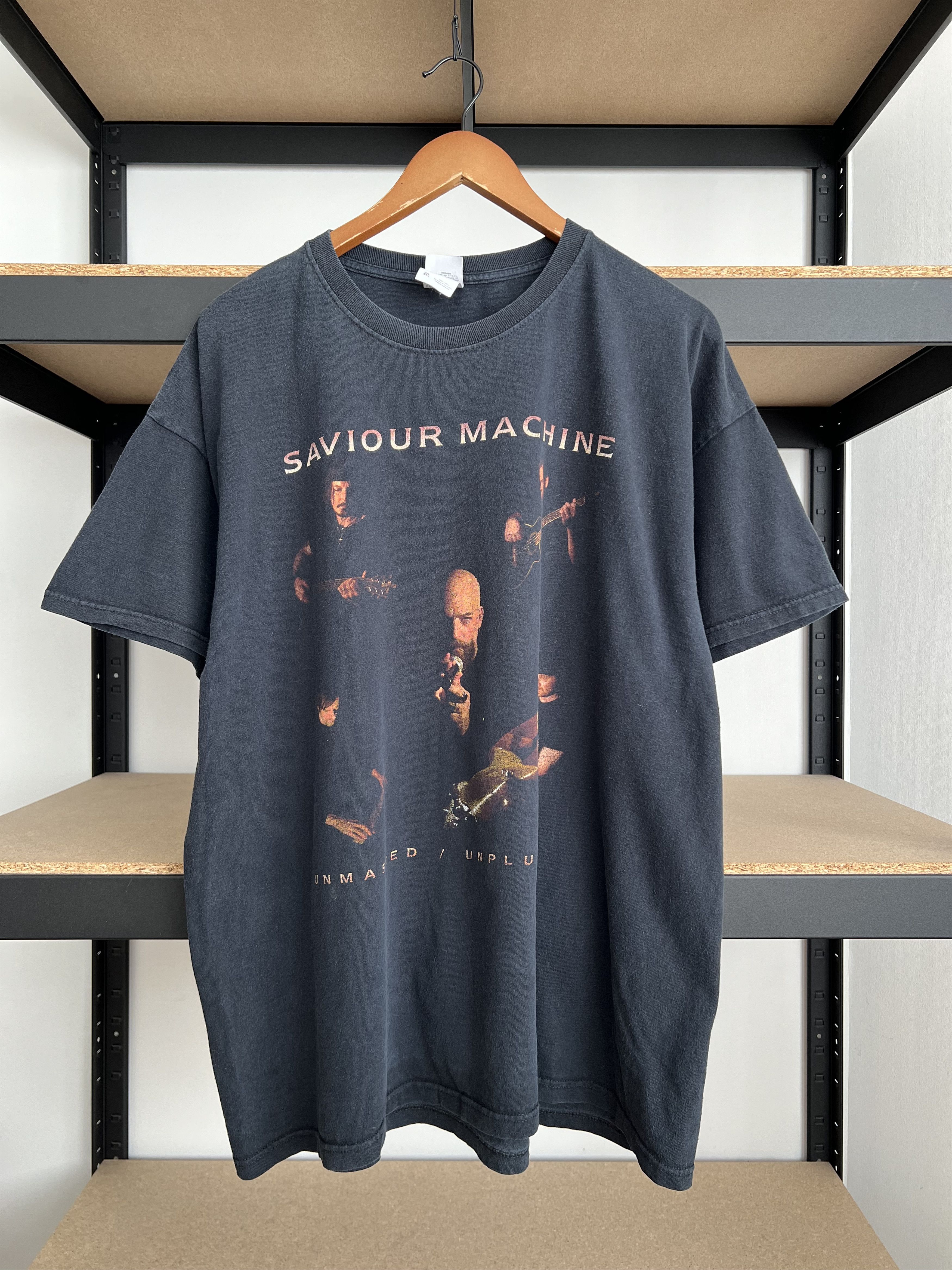 Band Tees Vintage 2000s Saviour Machine Gothic Metal Band Black Tshirt Size US XXL / EU 58 / 5 - 1 Thumbnail
