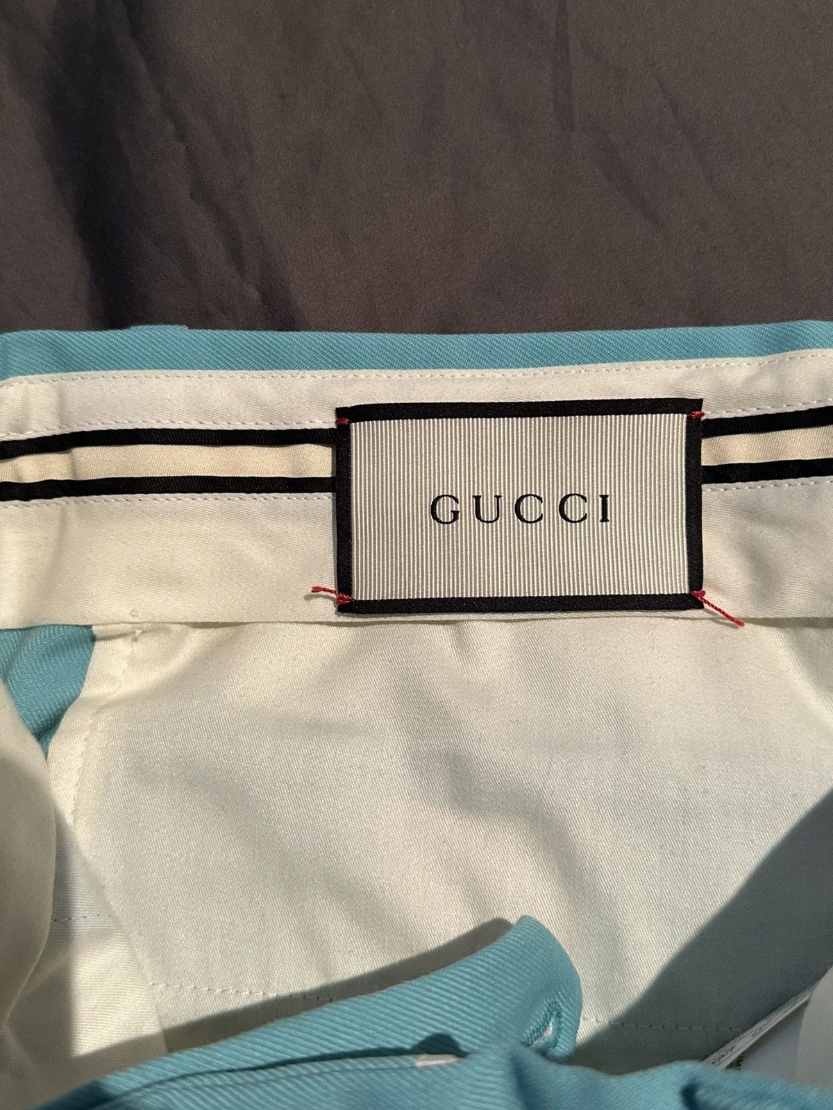 Gucci Rare Gucci Turquoise Trousers as seen on Harry Styles Size US 31 - 4 Thumbnail