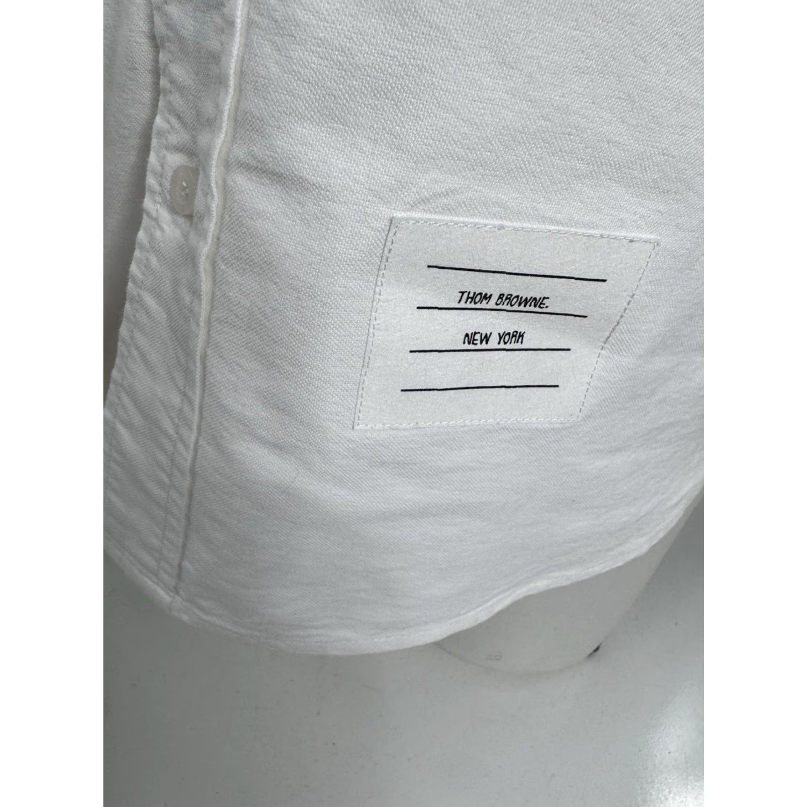 Thom Browne THOM BROWNE New York - Mens S Shirt, Button-Up, White, Long Sleeve, 3 Size US S / EU 44-46 / 1 - 2 Thumbnail