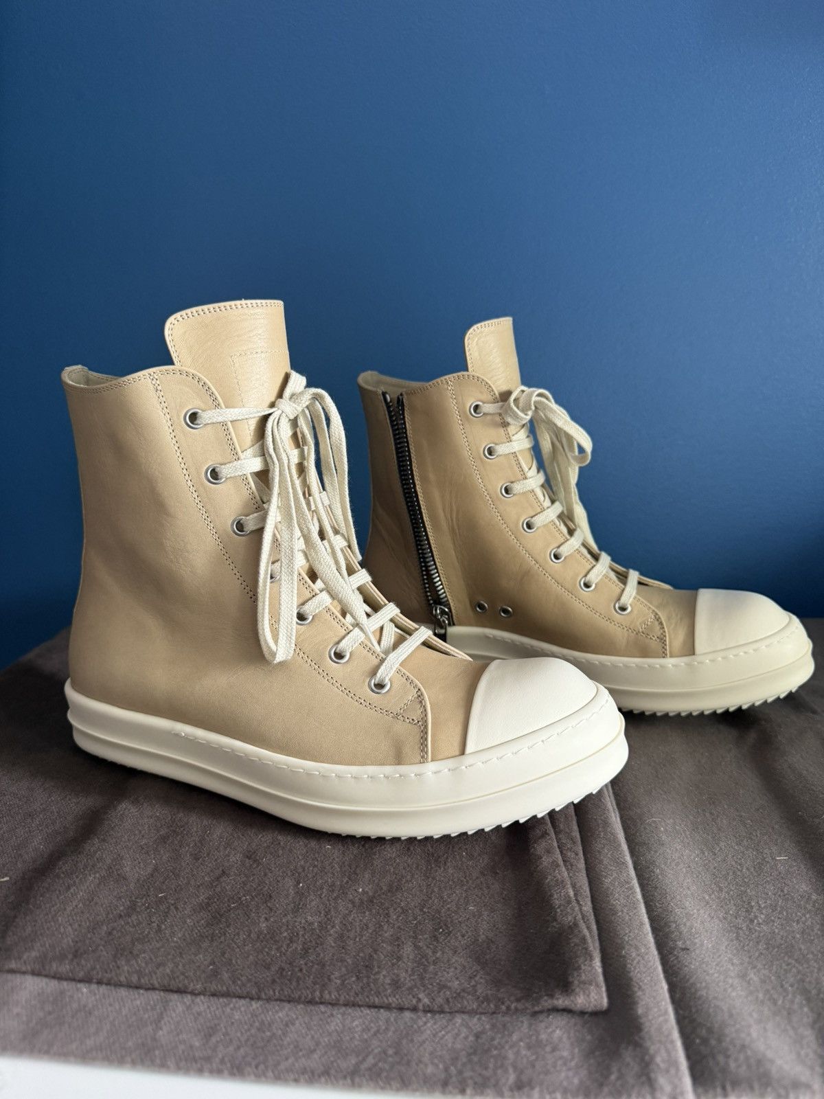 Rick Owens Rick Owens Ramones in Veg Tanned Spalla Size US 9 / EU 42 - 1 Thumbnail