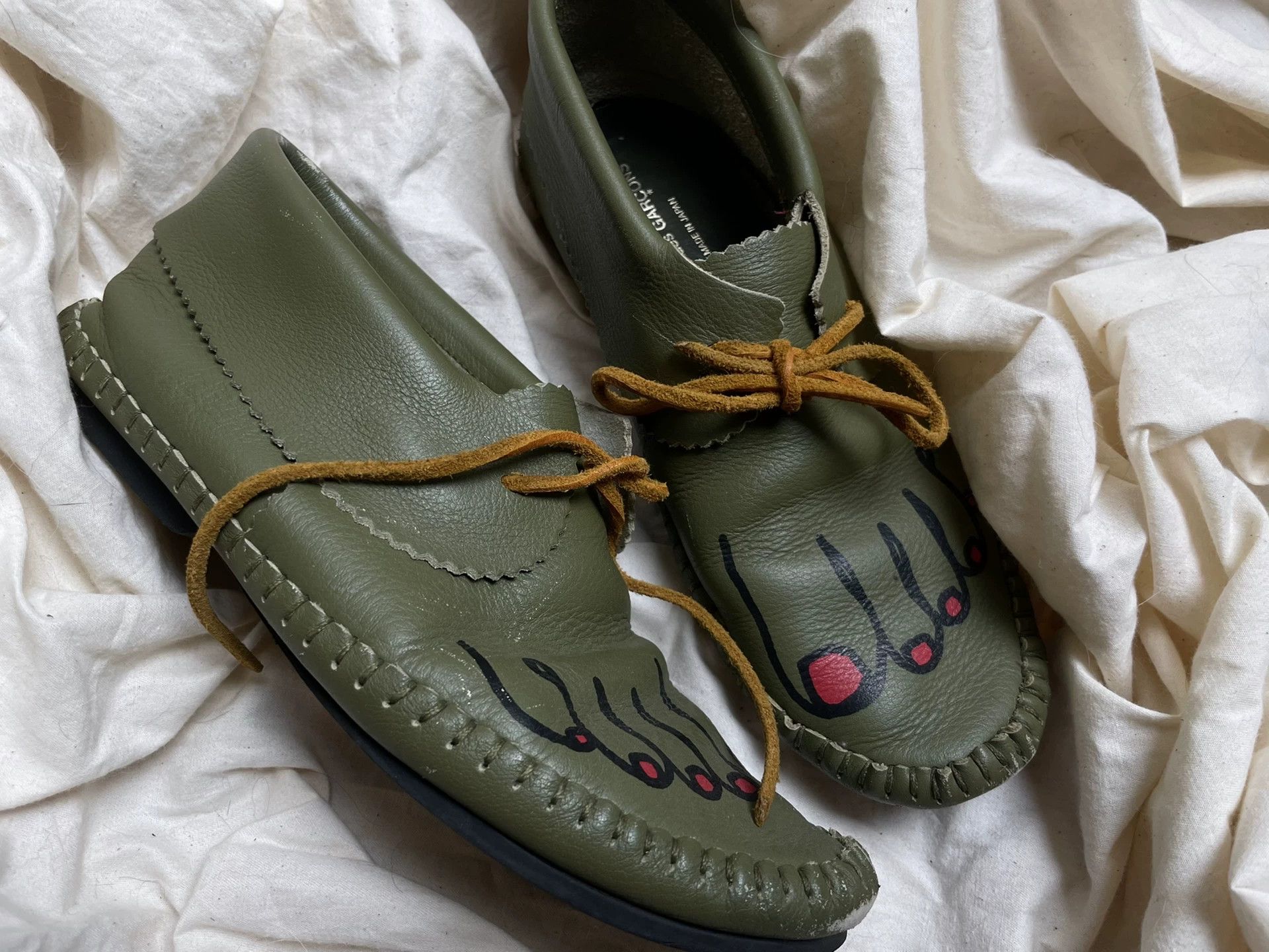 Comme des Garcons CdG 09 Frankenstein Dwarf Siomai Shoe Yellow Laces 25.5 JP Size US 9.5 / EU 42-43 - 3 Thumbnail
