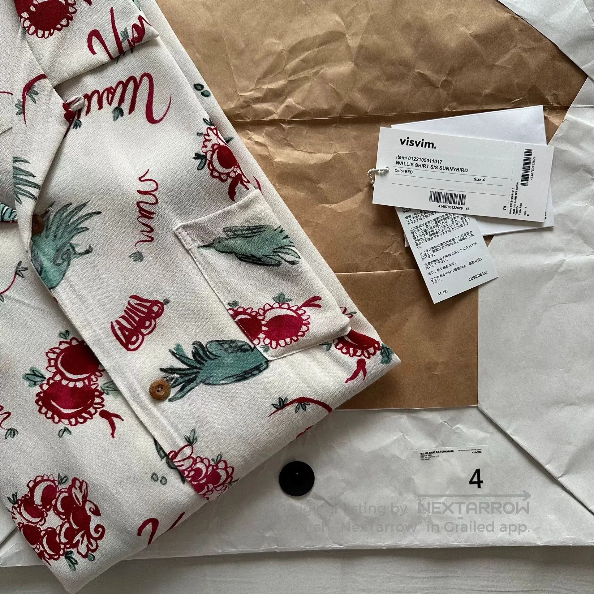 Visvim VISVIM WALLIS SHIRT SS SUNNYBIRD. Size US XL / EU 56 / 4 - 1 Thumbnail