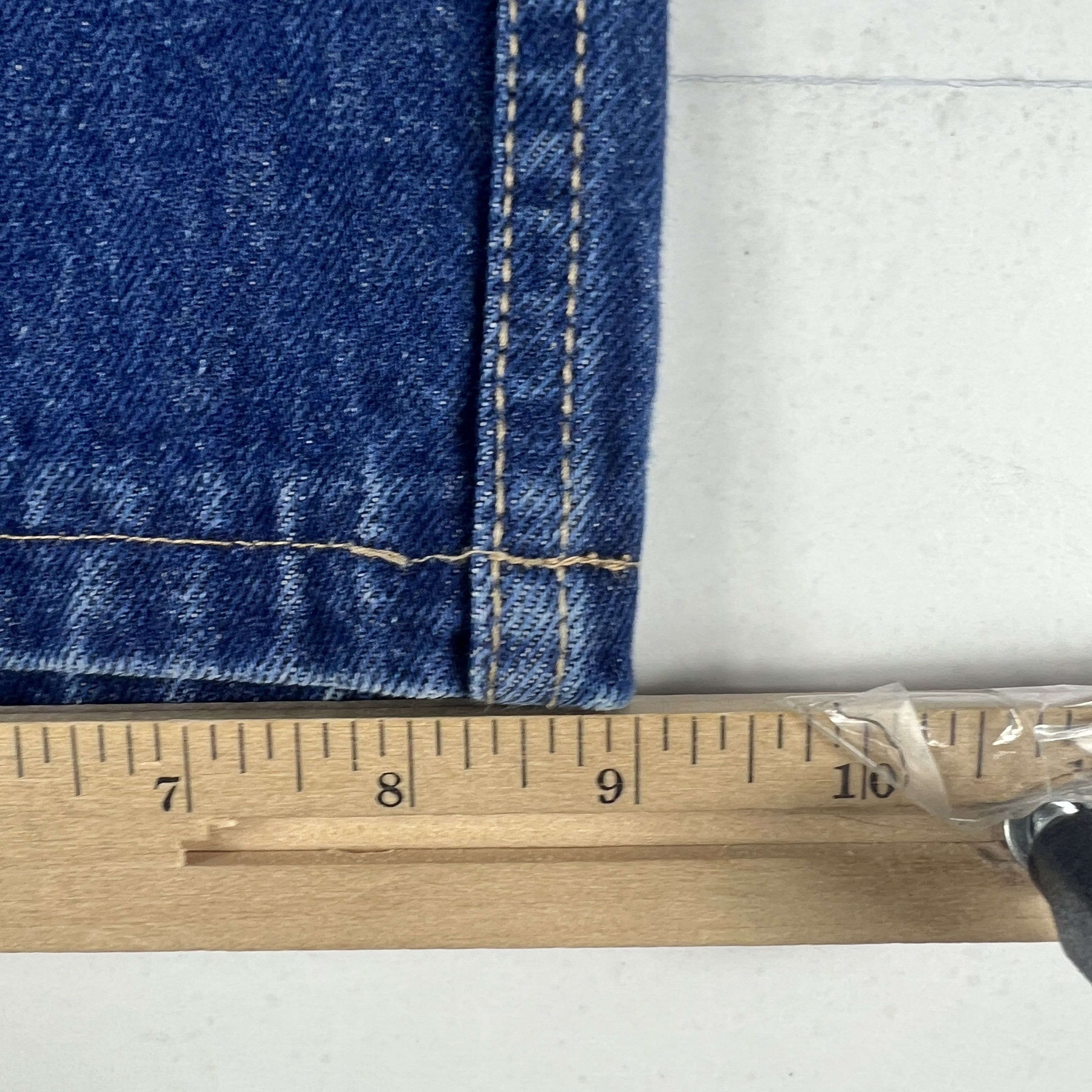 Calvin Klein VTG 80s Calvin Klein Jeans High Rise Straight Blue Denim Size 28" / US 6 / IT 42 - 18 Thumbnail