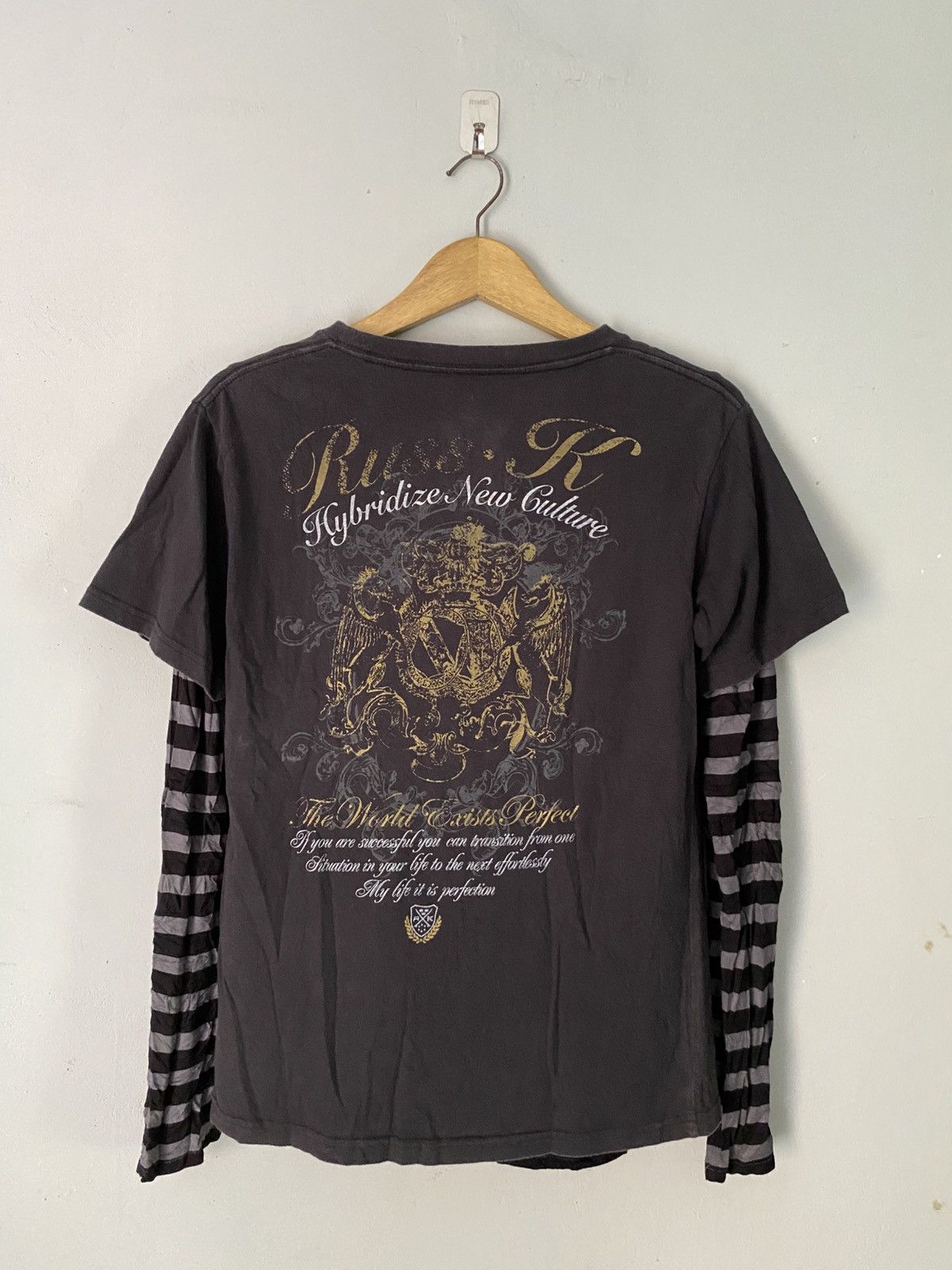 20471120 2in1 rusk & sly poem double layers longsleeve tee Size US M / EU 48-50 / 2 - 2 Thumbnail