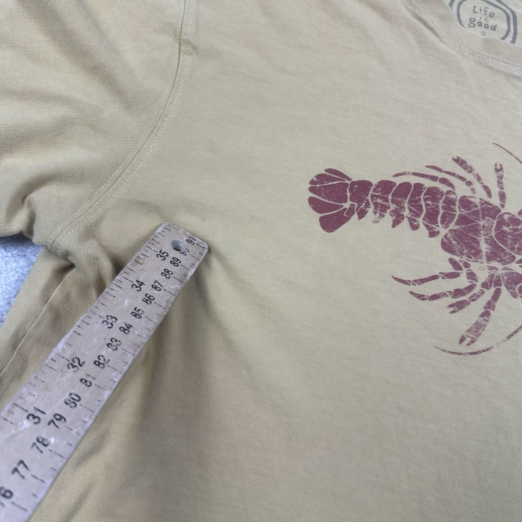 Life is Good Life is Good T Shirt Mens Medium Yellow Shirt Mens M Yellow Logo Graphic Print Outdoor All Seasons Crew Neck Short Sleeve Vintage No Size US M / EU 48-50 / 2 - 5 Thumbnail