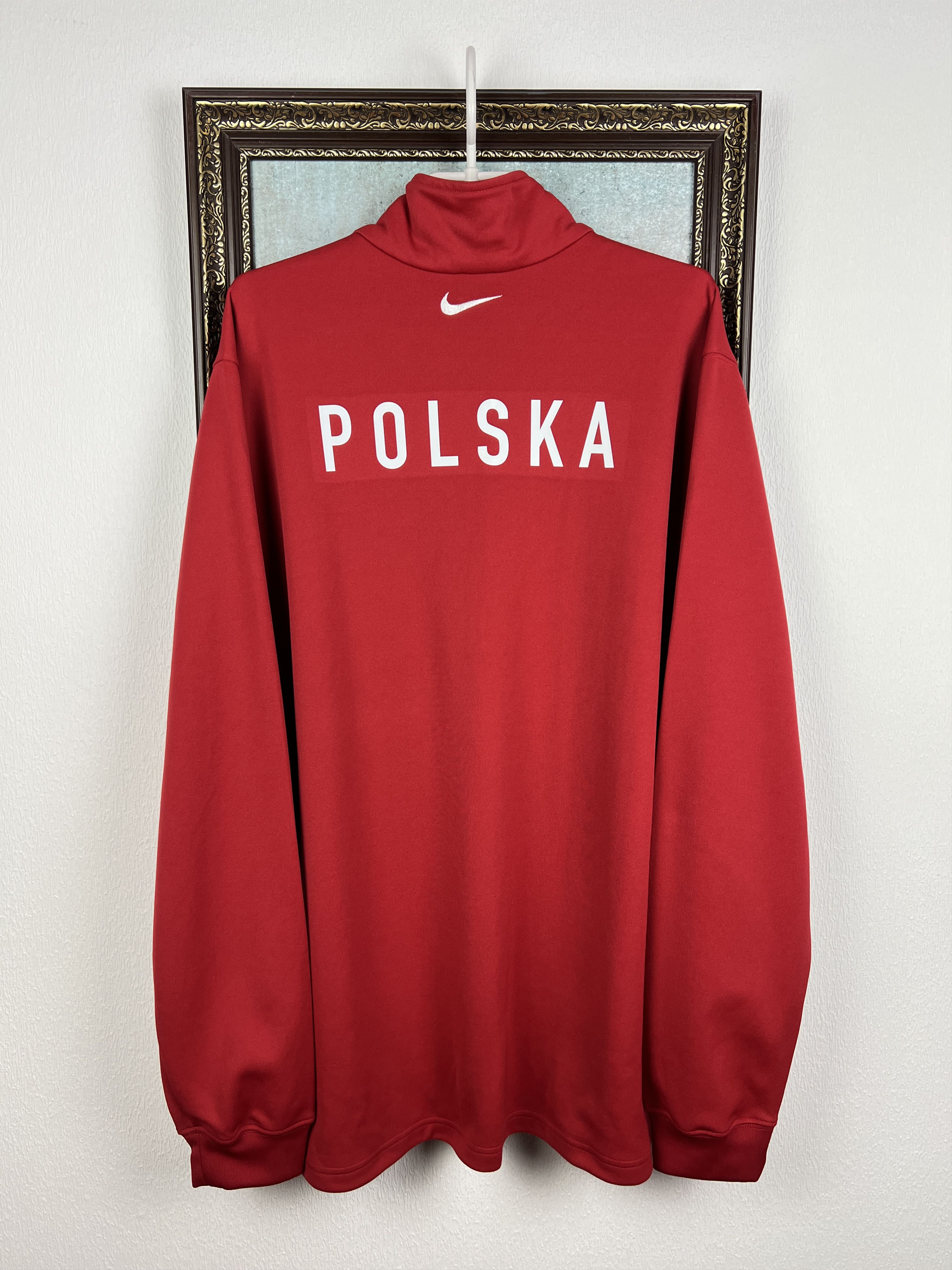 Nike Vintage Poland Football Jacket Soccer Track Top National Size US XXL / EU 58 / 5 - 8 Thumbnail