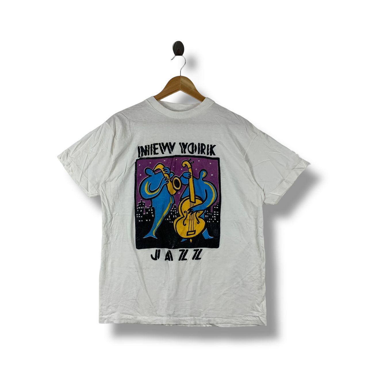 Vintage Vintage NEW YORK JAZZ Music tee Size US L / EU 52-54 / 3 - 1 Thumbnail