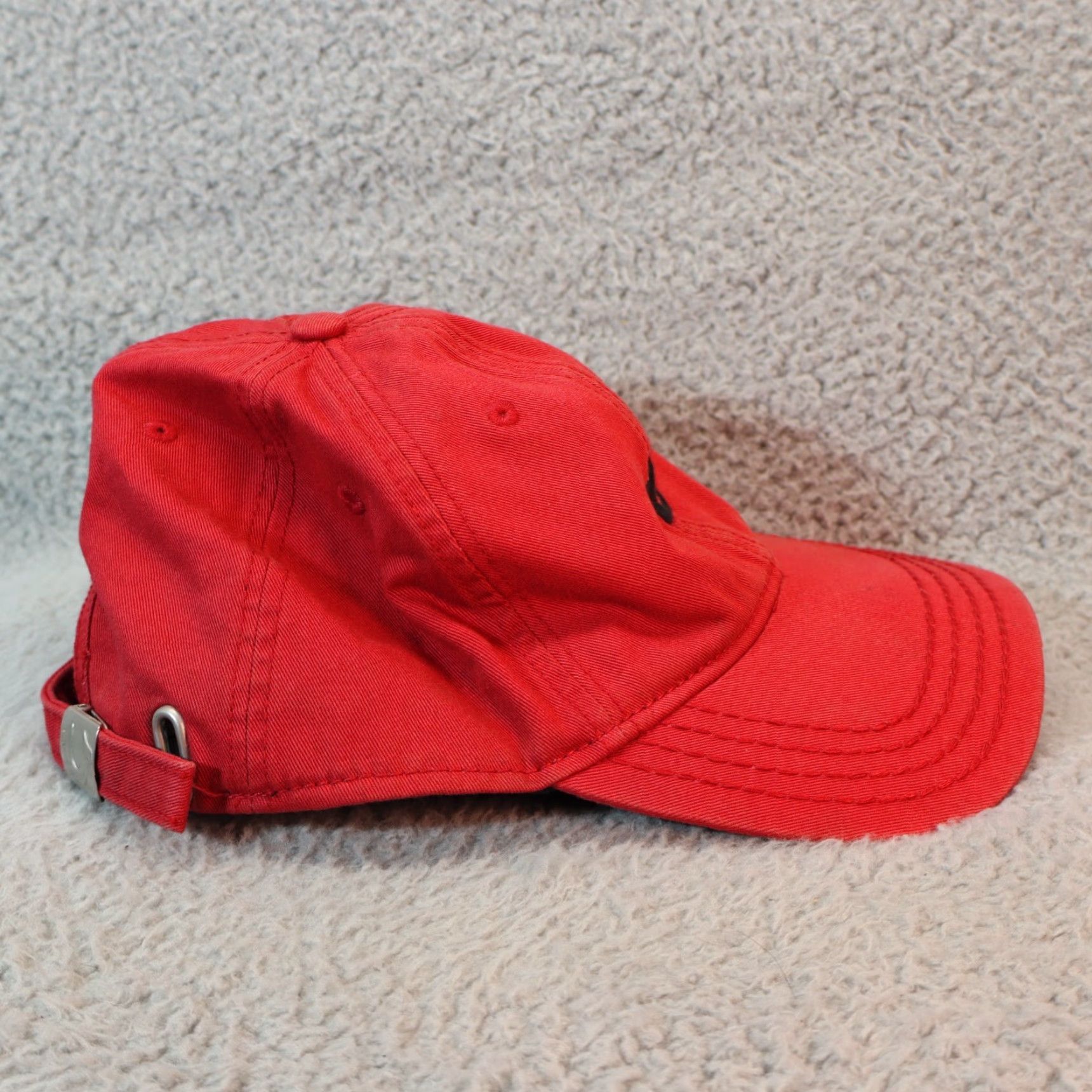 True Religion True Religion Baseball Cap Men's Core Logo Red Adjustable Strapback Cap Size ONE SIZE - 3 Thumbnail