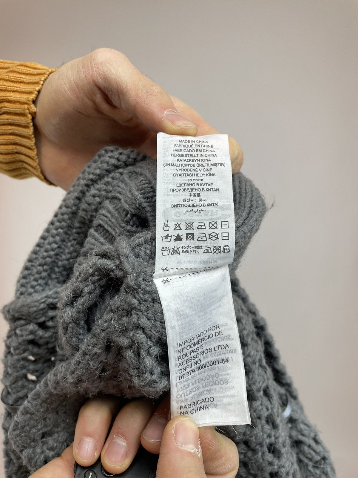 G-Star × Japanese Brand G-star INKA SHRUG CAPE KNIT Poncho Sleeveless Oversized Size XS / US 0-2 / IT 36-38 - 9 Thumbnail