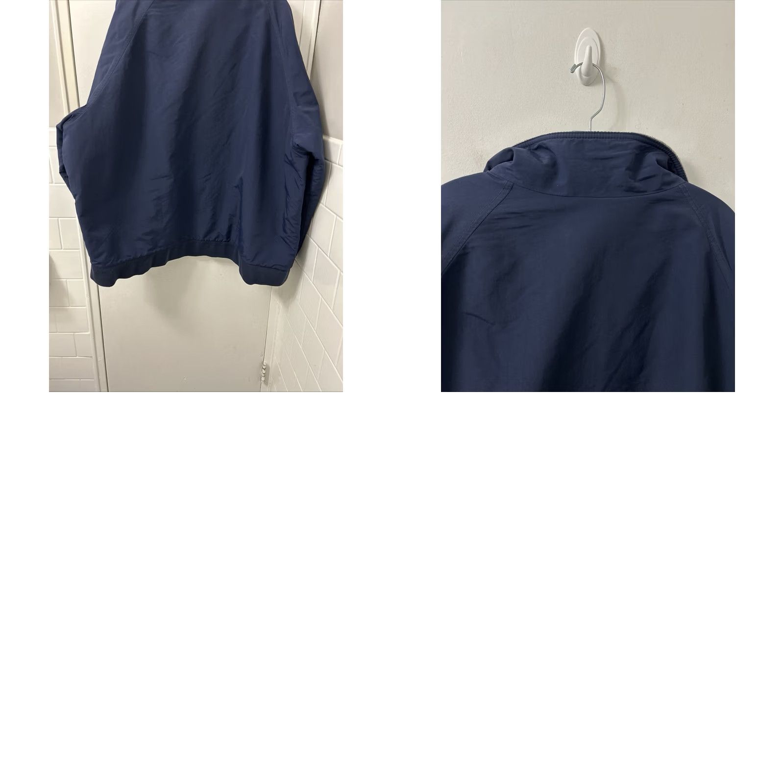 Lands' End VINTAGE Lands' End Squall Jacket Mens 2XL Blue Bomber Lined Zip Pockets Navy USA Made Squall Classic Size US XXL / EU 58 / 5 - 9 Thumbnail