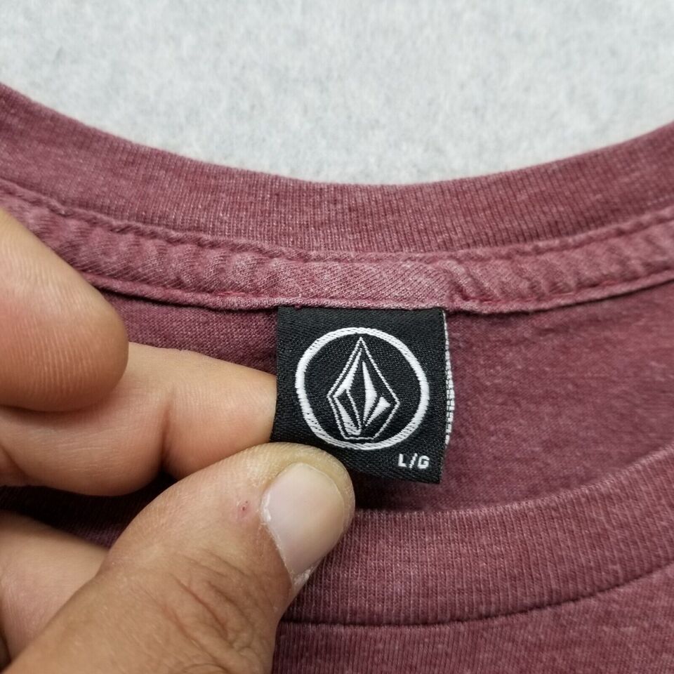 Volcom Volcom Shirt Men Large Short Sleeve Crew Neck Spell Out Logo Size US L / EU 52-54 / 3 - 4 Thumbnail