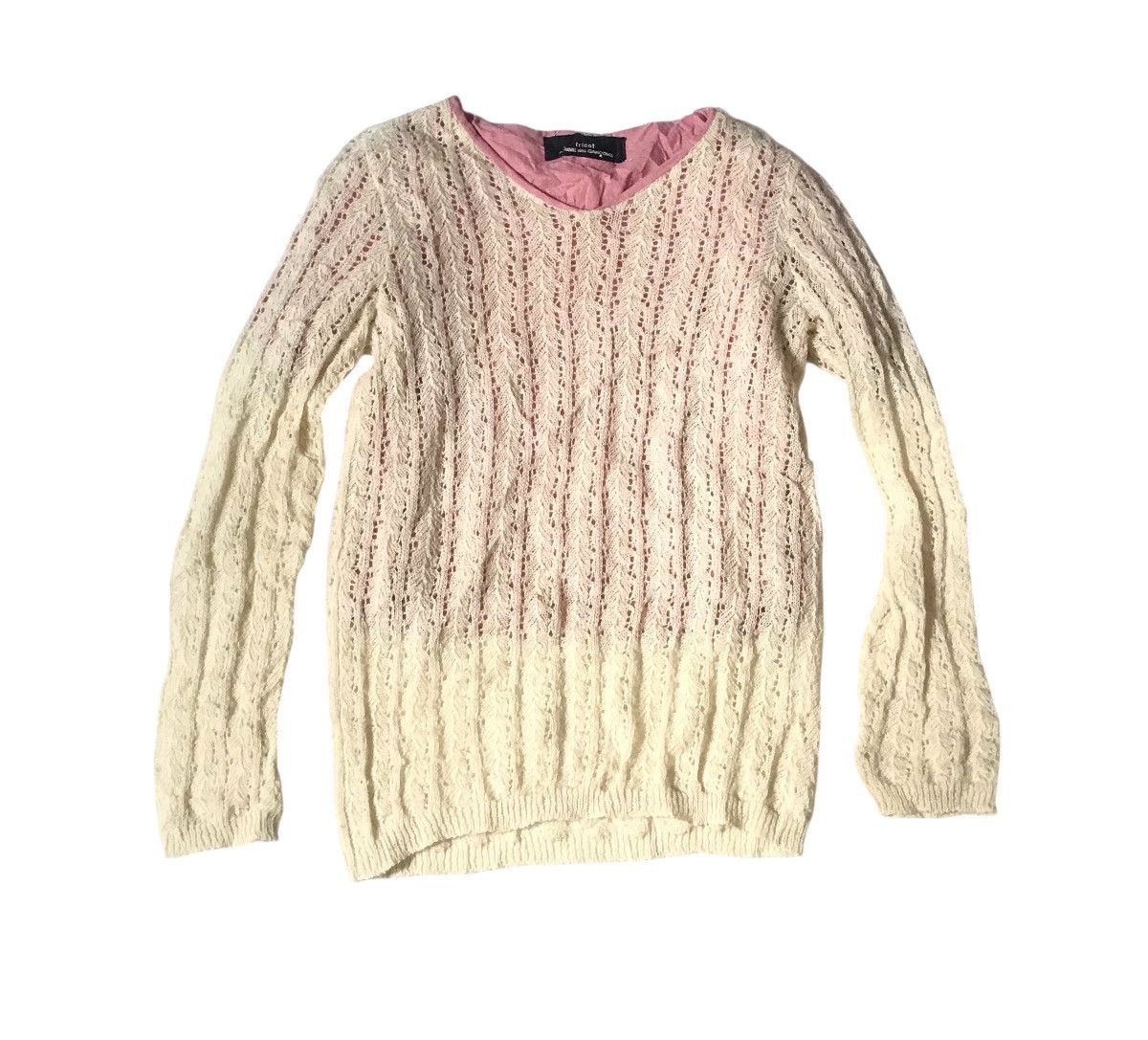 Comme des Garcons Vintage tricot cdg AD1996 double layered sweater Size US S / EU 44-46 / 1 - 1 Thumbnail
