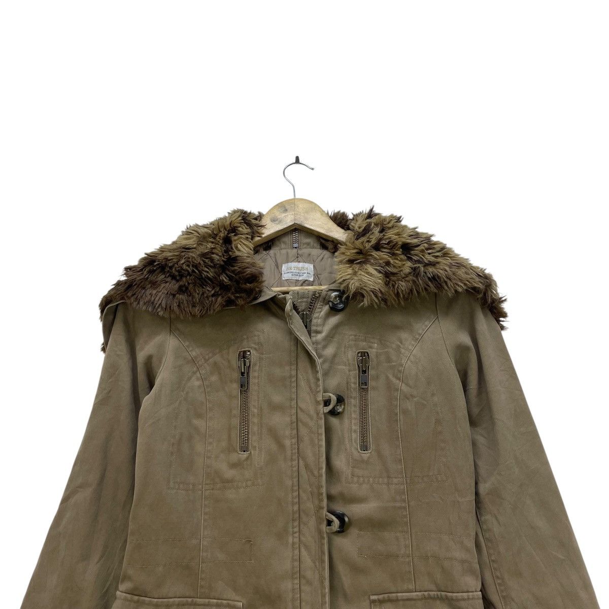 If Six Was Nine 💥Japanese Brand Re Trush Snorkel Parka Gothic Punker Jacket Size M / US 6-8 / IT 42-44 - 3 Thumbnail