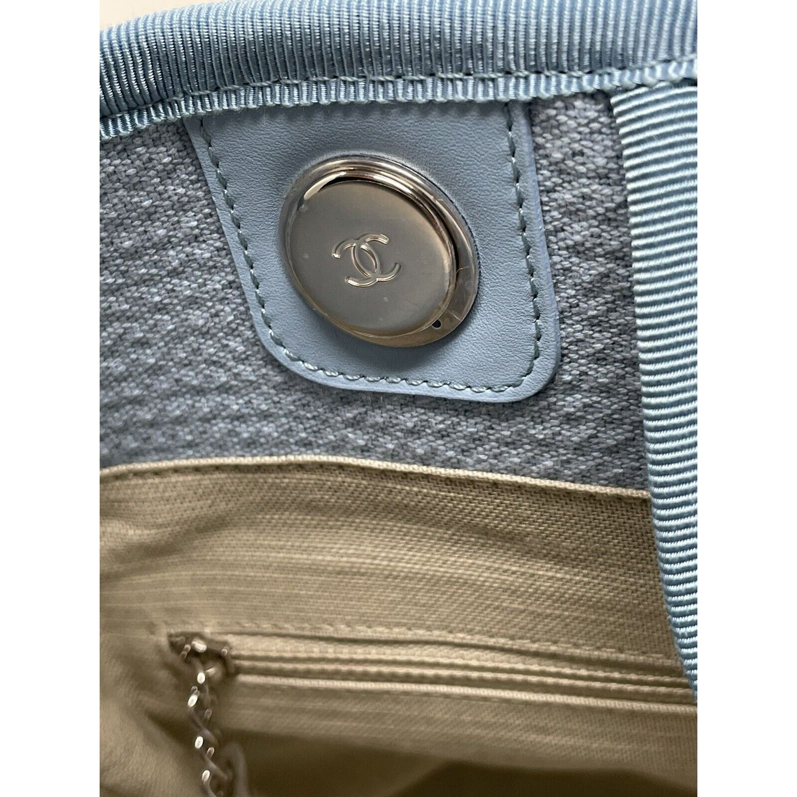 Chanel Chanel Deauville Large Shopping Tote 23A NEW Size ONE SIZE - 11 Thumbnail