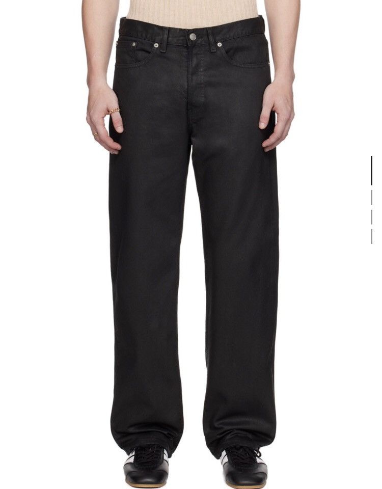 Dries Van Noten Dries van noten Brush wax-coated jeans 2412-Nextarrow Size US 31 - 7 Thumbnail