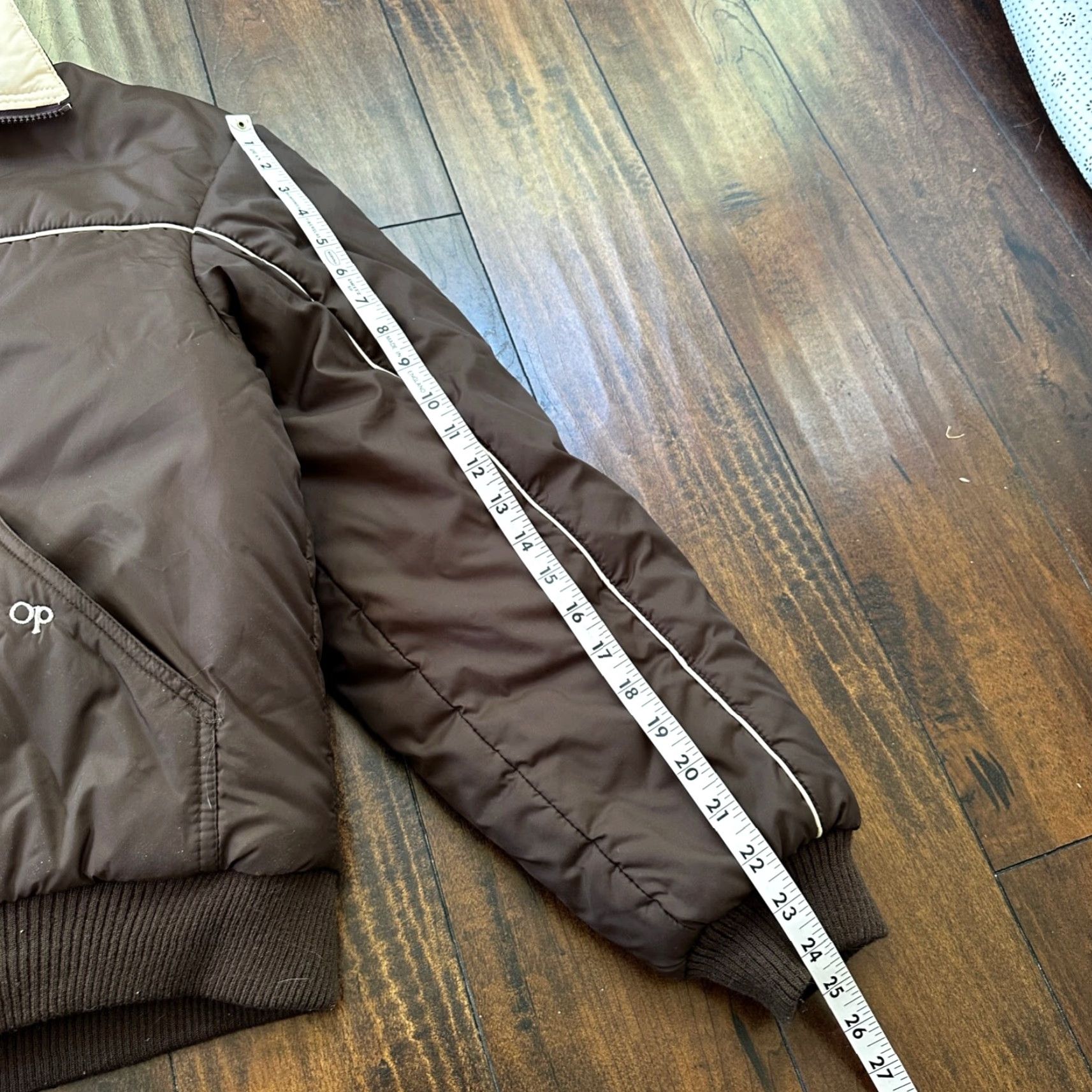 Ocean Pacific VTG Ocean Pacific Brown Insulated Puffer Jacket Reversible Double Sided 70s 80s Size US XL / EU 56 / 4 - 5 Thumbnail
