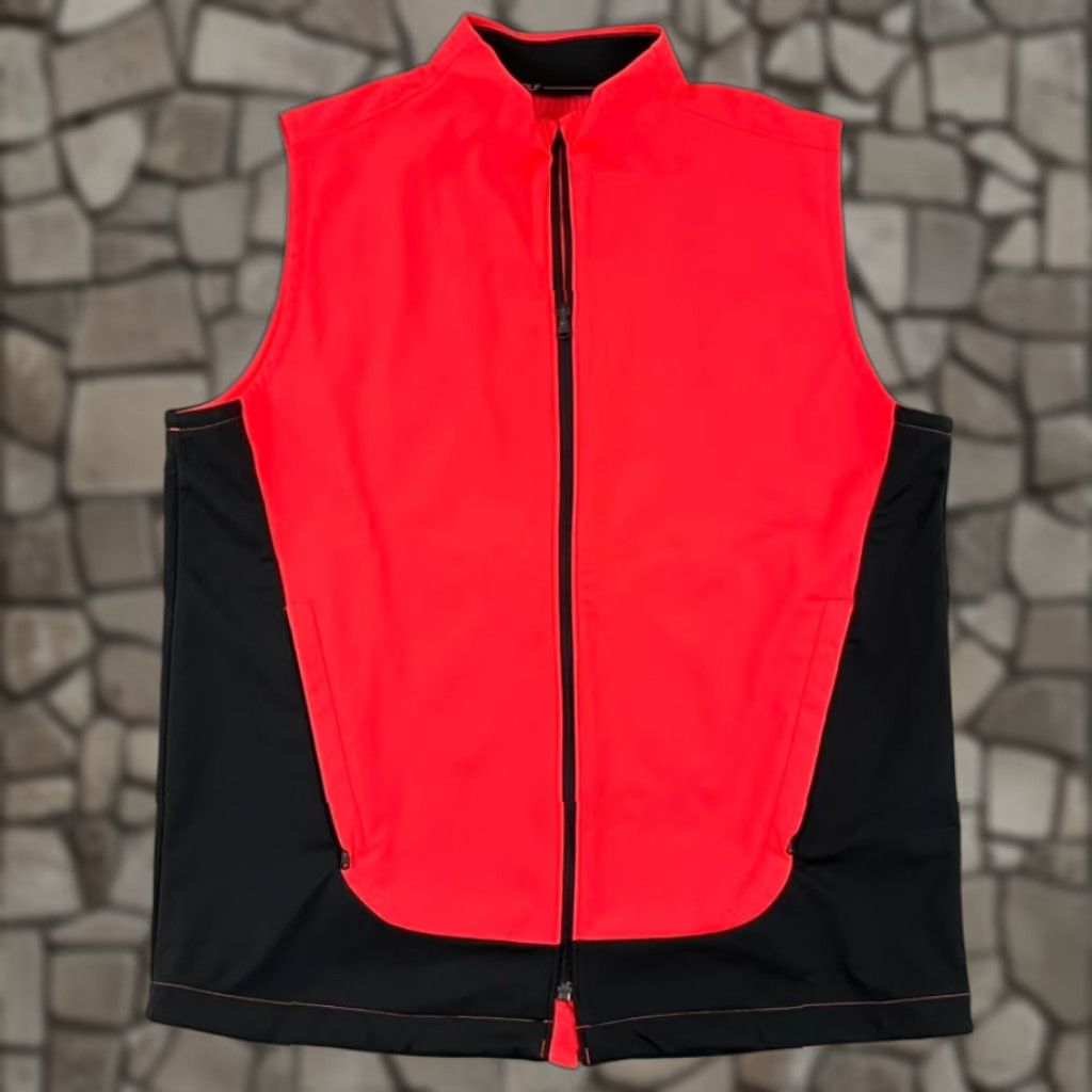 Under Armour Under Armour Vest Mens Large Neon Orange Infrared Cold Gear Storm Golf Full Zip Size US L / EU 52-54 / 3 - 1 Thumbnail