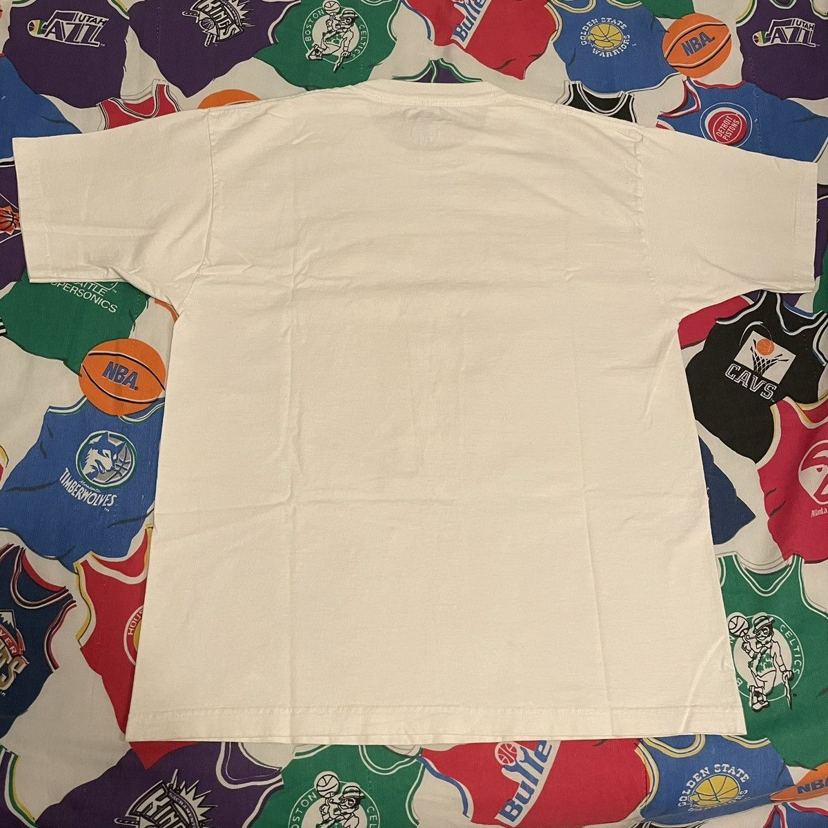 NBA × Reebok × Vintage Y2K 2005 NBA Ben Wallace vs Tim Duncan Spurs vs Pistons Tee Size US L / EU 52-54 / 3 - 2 Thumbnail
