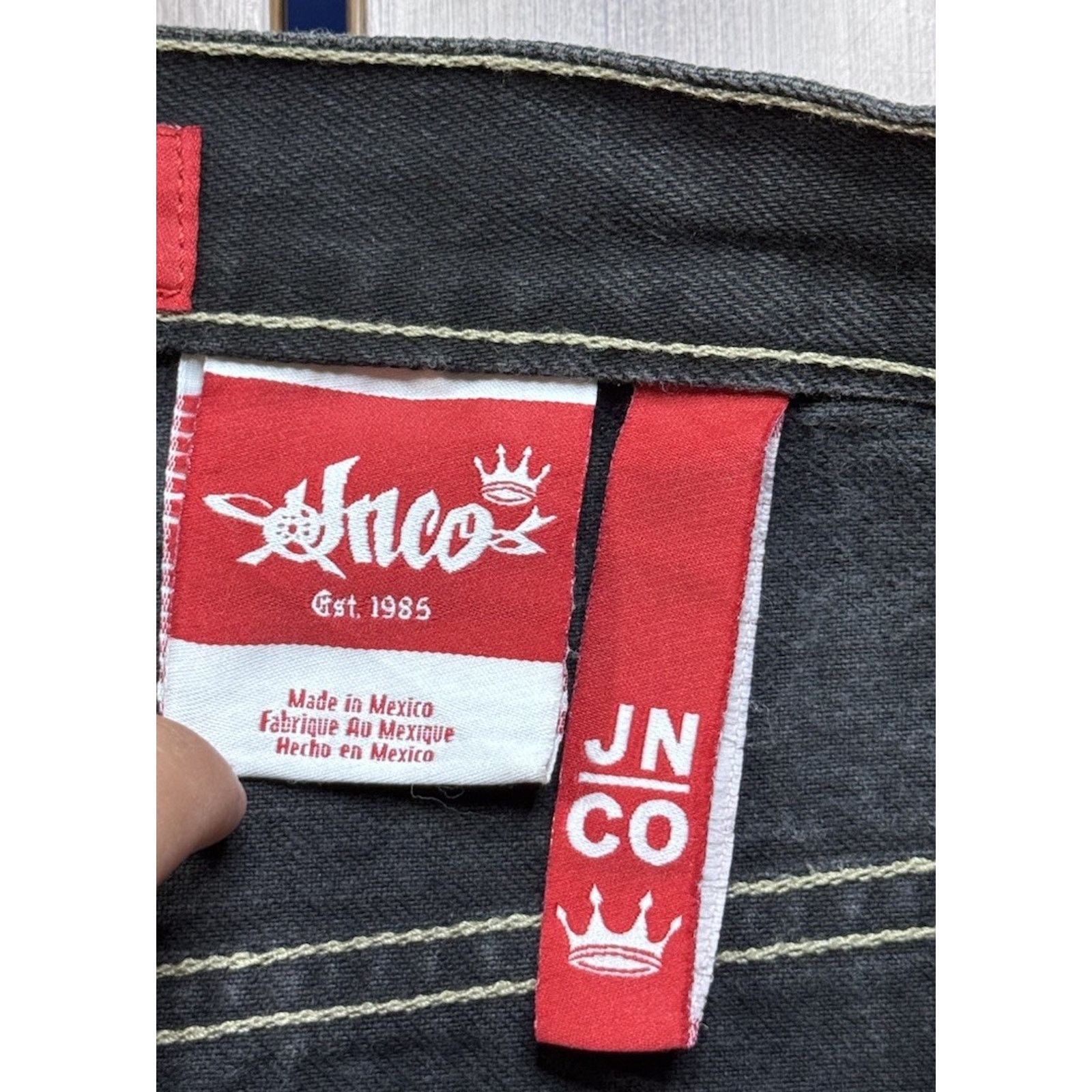 JNCO JNCO Jeans Shorts Mens 36 Baggy panther Embroidered Size US 36 / EU 52 - 9 Thumbnail