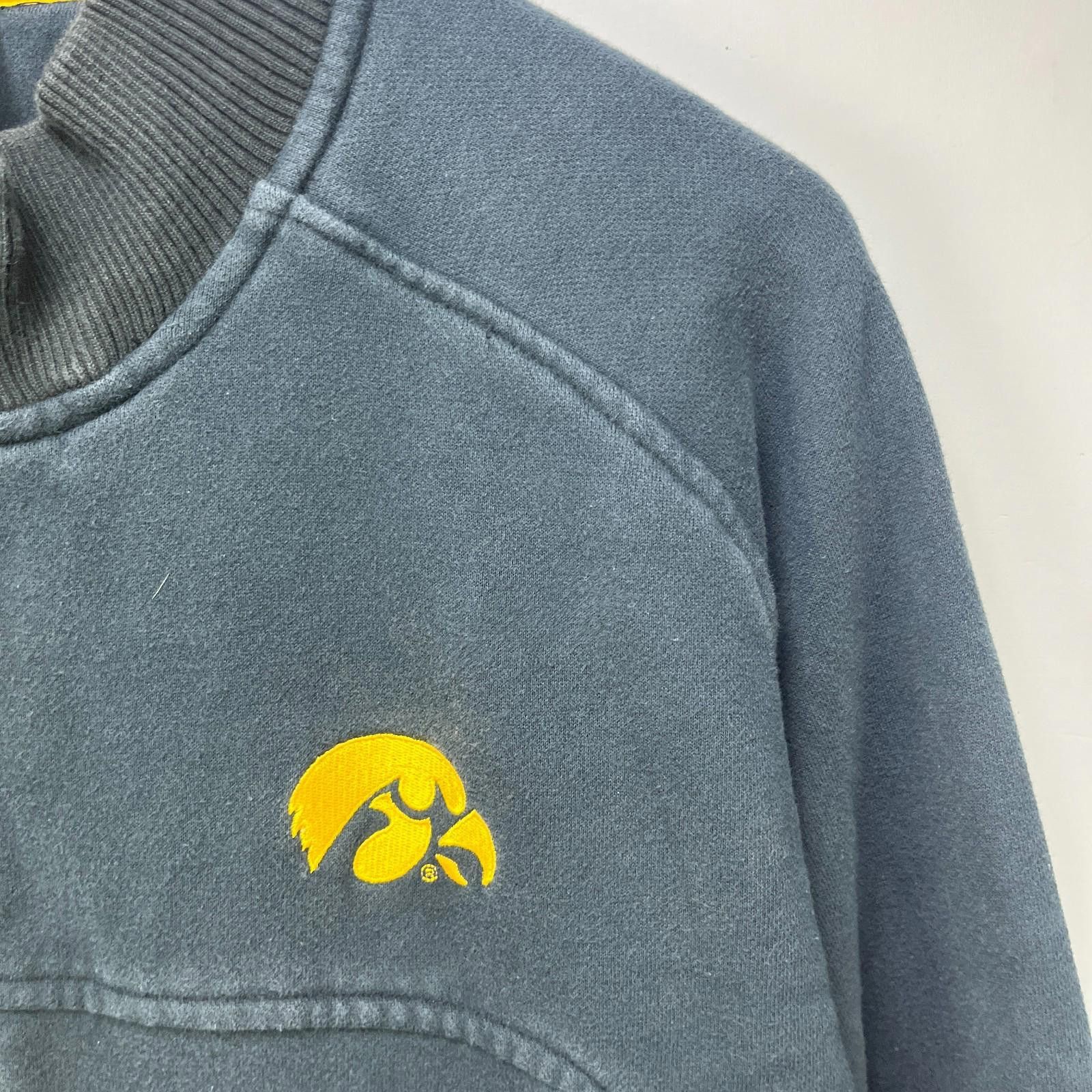 Nike Vintage Nike Iowa Hawkeyes Full Zip Sweatshirt XL Size ONE SIZE - 3 Thumbnail