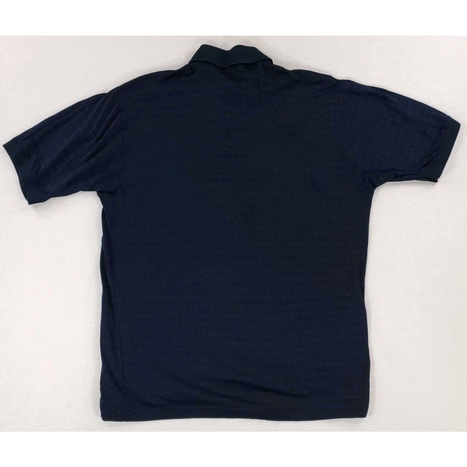Vintage Bobby Jones Polo Shirt Blue Green Patterned Made in Italy Short Sleeve Mens L Size US L / EU 52-54 / 3 - 5 Thumbnail
