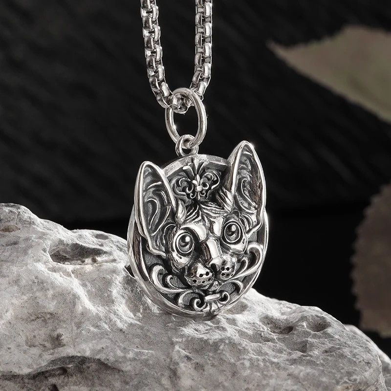 Jewelry Cute Cat Animal Pendant Necklace Size ONE SIZE - 3 Thumbnail