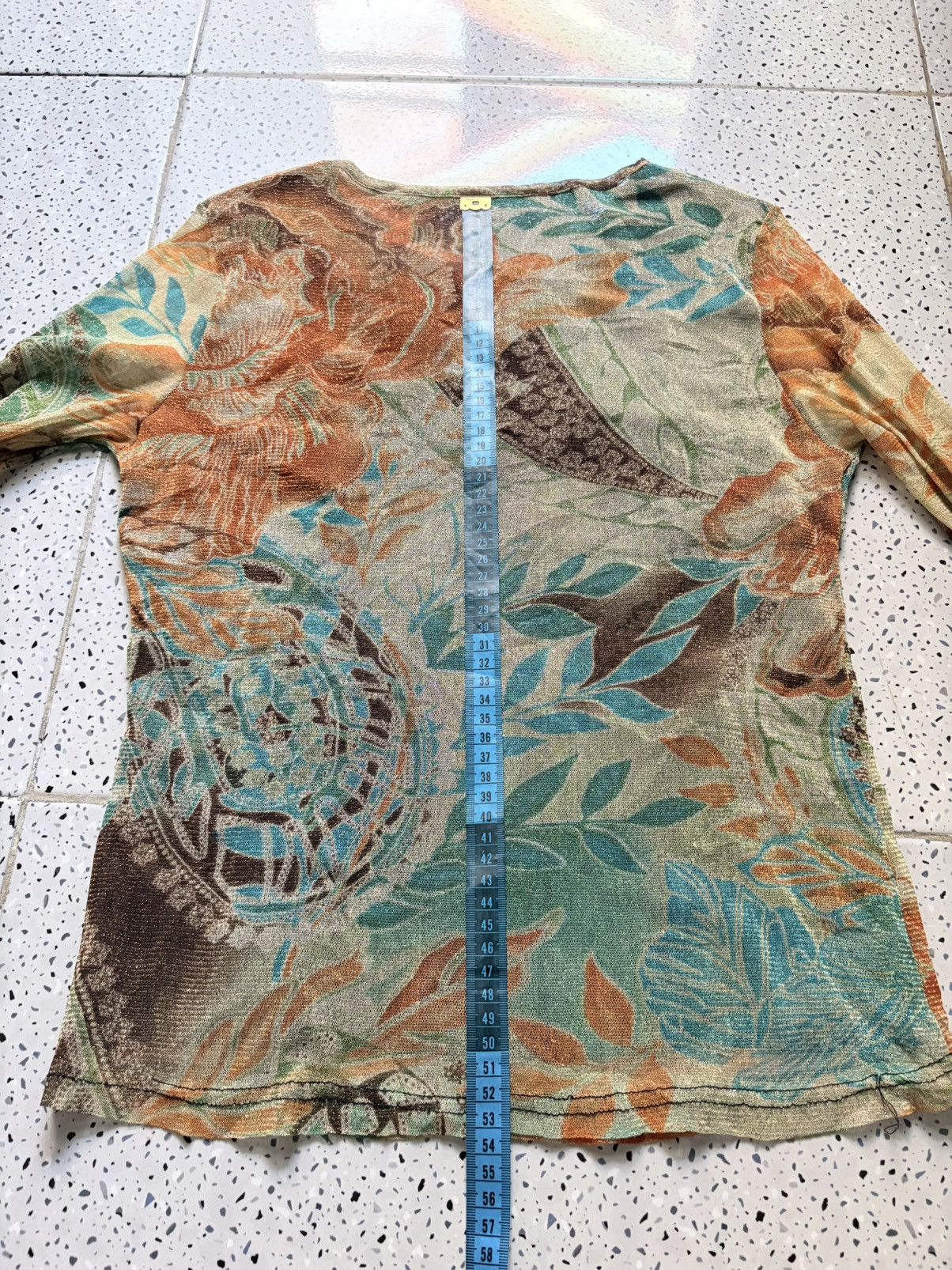 Japanese Brand Y2K Unknown Japanese Mesh Women Tops Size S / US 4 / IT 40 - 11 Thumbnail