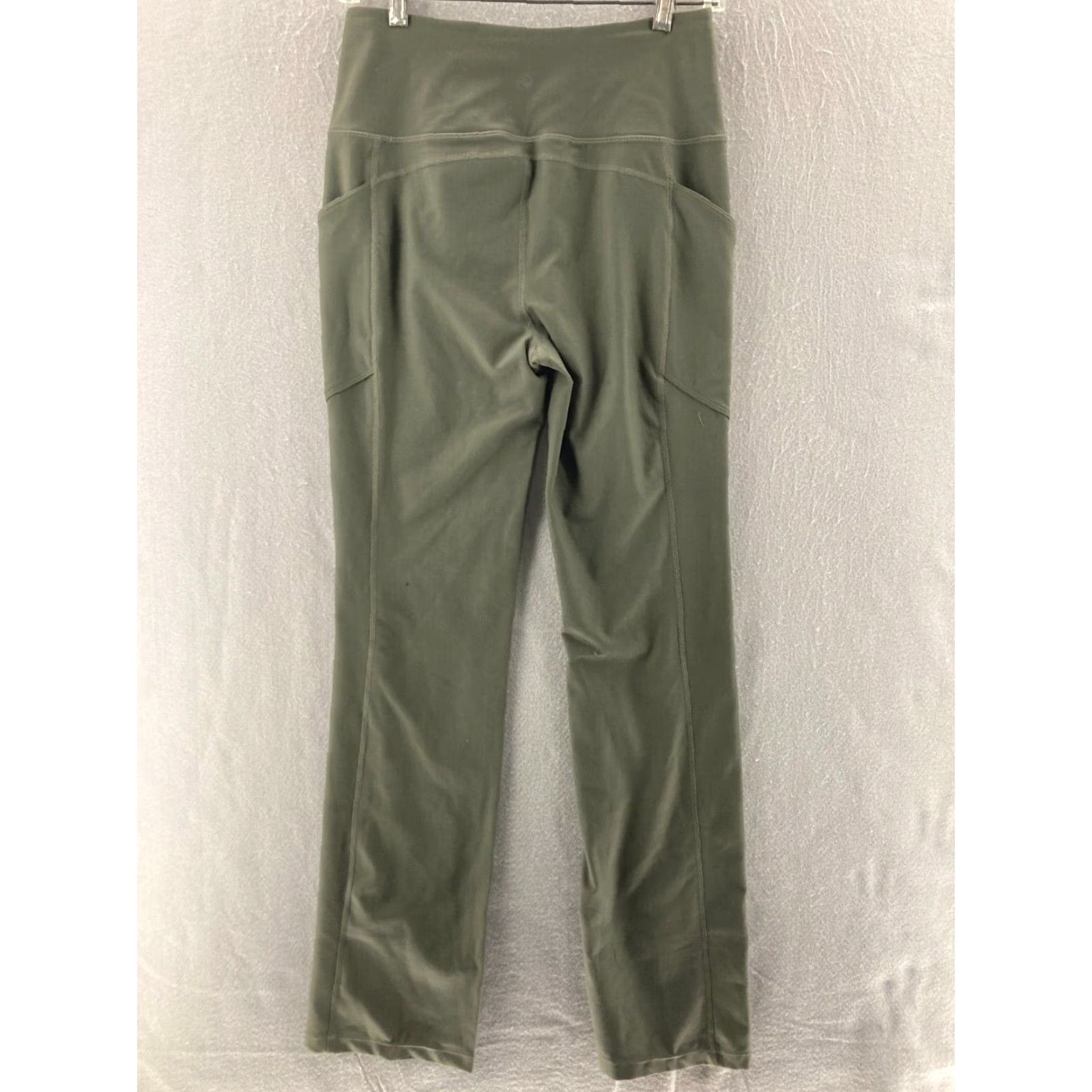 Eddie Bauer Eddie Bauer Yoga Pants Womens Slim Cotton Blend Green Yoga Slimming Beach Activewear Pants Size 28" / US 6 / IT 42 - 7 Thumbnail