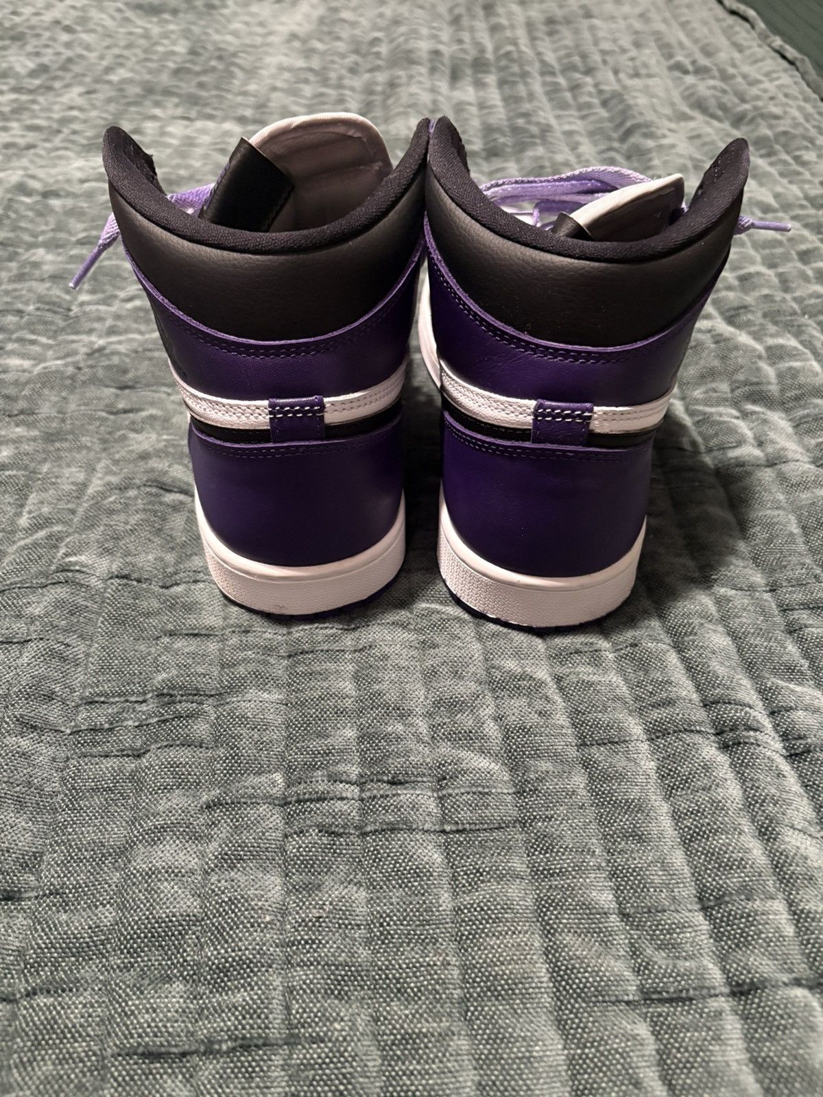 Jordan Brand Air Jordan 1 Court Purple 2.0 Size US 10 / EU 43 - 4 Thumbnail
