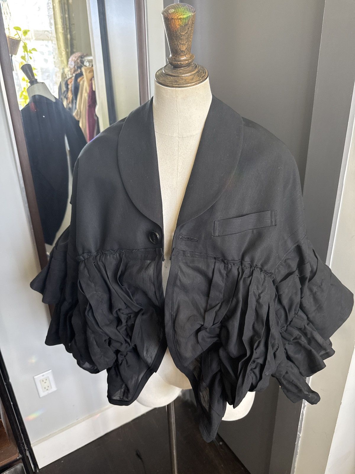 Comme des Garçons TAO ruffle detail jacket Size Small