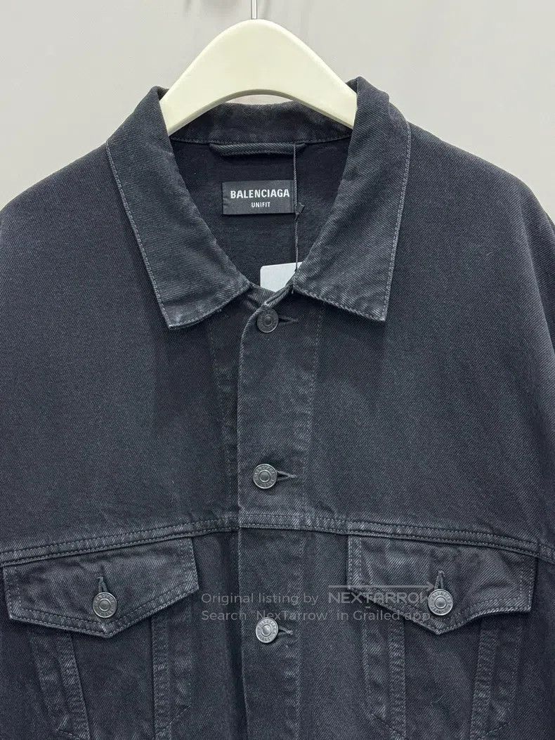 Balenciaga Balenciaga Black and yellow checkered denim jacket Size US XS / EU 42 / 0 - 3 Thumbnail