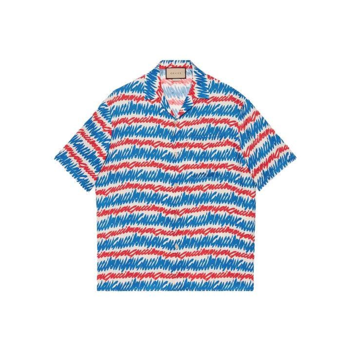 Gucci GUCCI SS23 Pattern Print Short Sleeve Shirt -2506