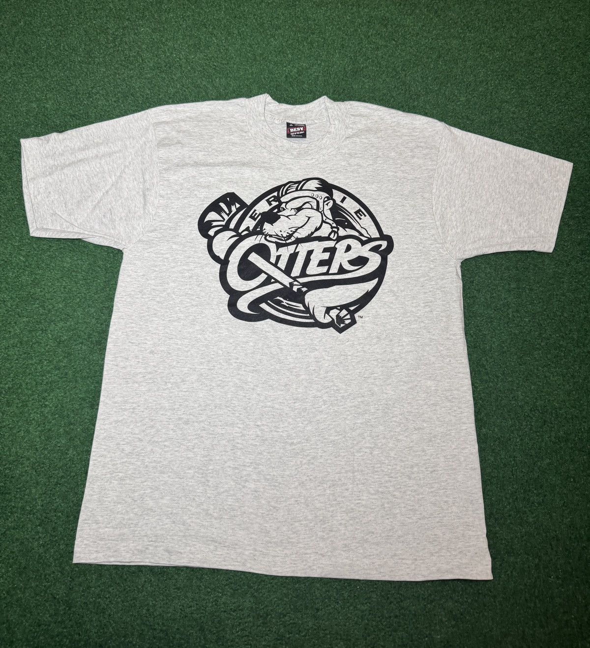 Vintage Erie Otters Hockey Vintage Gray Large 21x29 90s T Shirt Size US L / EU 52-54 / 3 - 1 Thumbnail