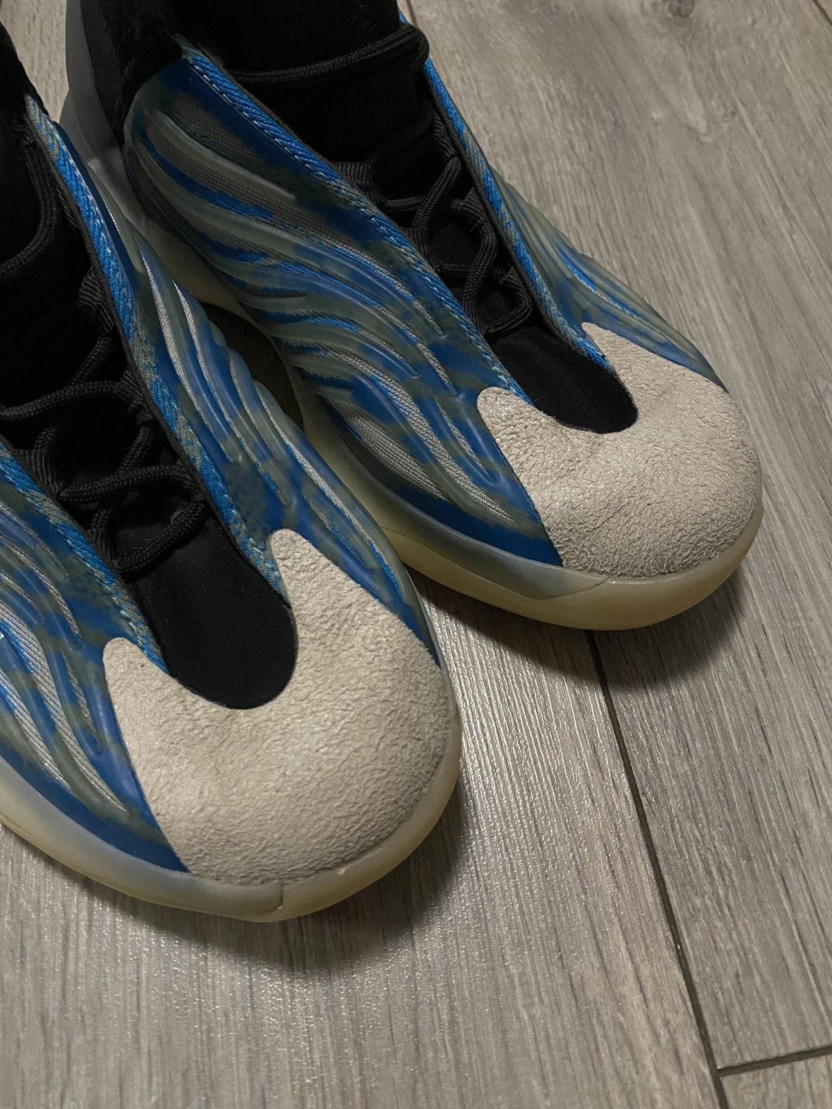 Adidas × Kanye West Adidas Yeezy Boost QNTM Frozen Blue Sneakers BSKTBL Y2K Dril Size US 7.5 / EU 40-41 - 6 Thumbnail