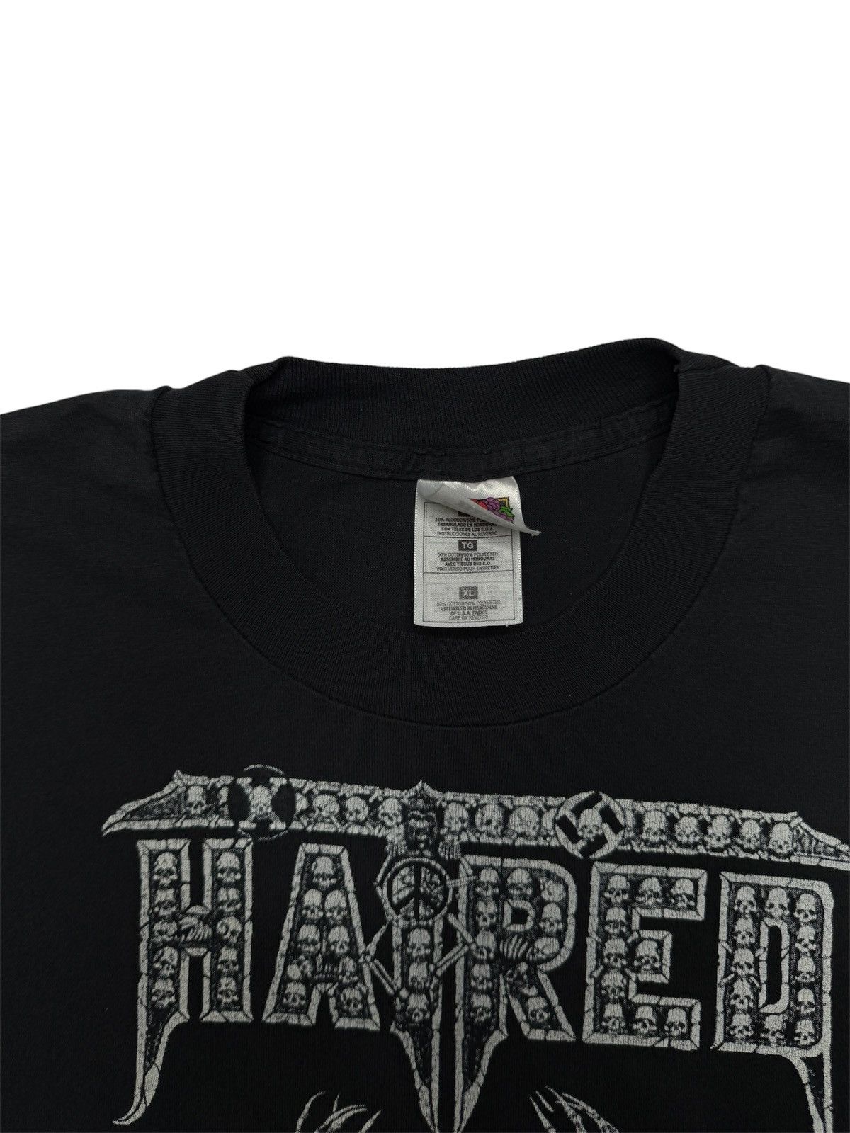 Vintage Vintage 90’s Hatred Suffer Band Tee Shirt Size US XL / EU 56 / 4 - 4 Thumbnail