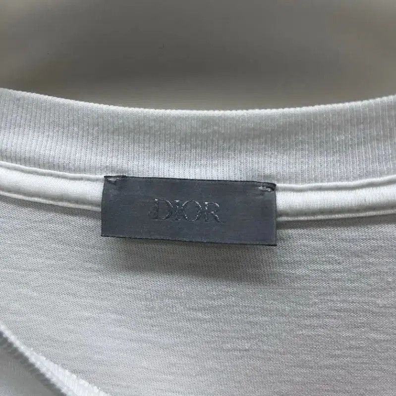 Dior Dior White Cotton T-Shirt for Men . Size US XL / EU 56 / 4 - 3 Thumbnail