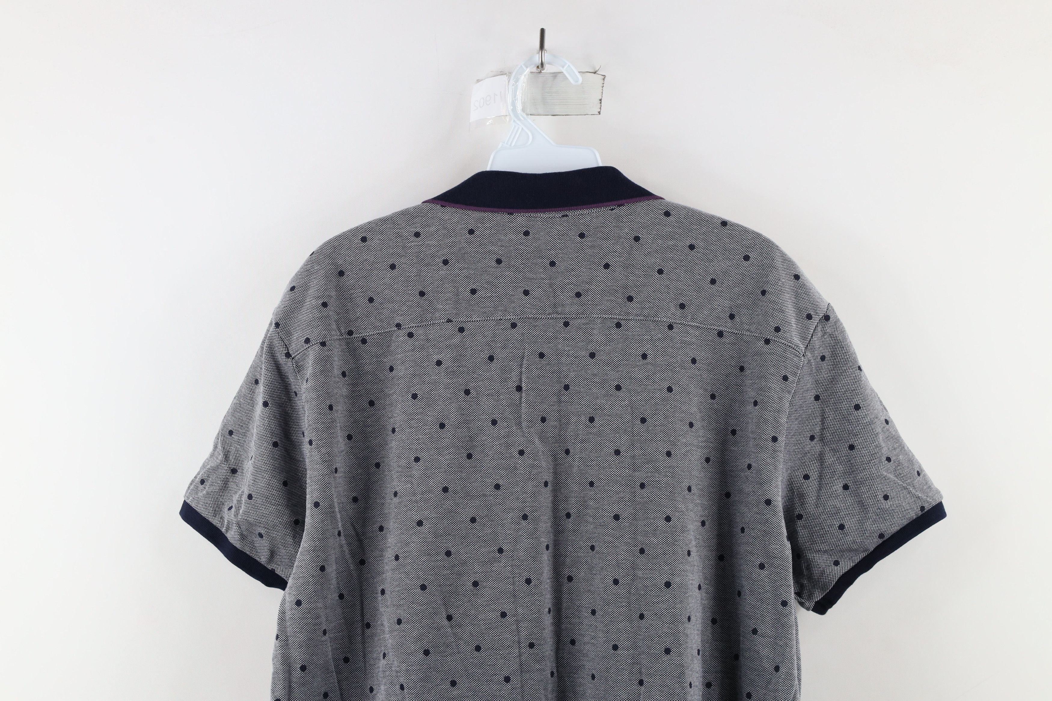 Vintage Scotch & Soda Classic Fit Polka Dot Collared Golf Polo Shirt Size US XL / EU 56 / 4 - 9 Thumbnail