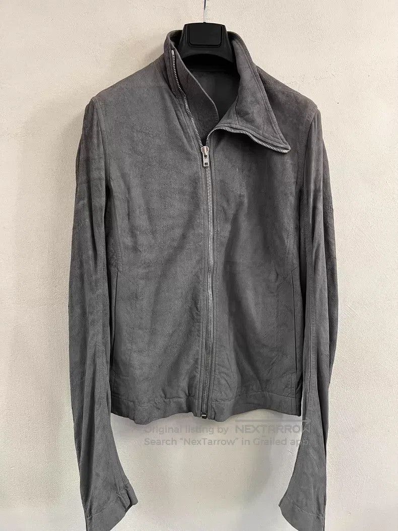 Rick Owens RICK OWENS Burnt Effect Cracked Leather Jacket Size US M / EU 48-50 / 2 - 1 Thumbnail