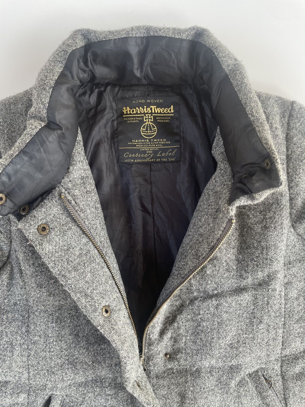 Harris Tweed Harris Tweed Wool Down Jacket Size US S / EU 44-46 / 1 - 6 Thumbnail