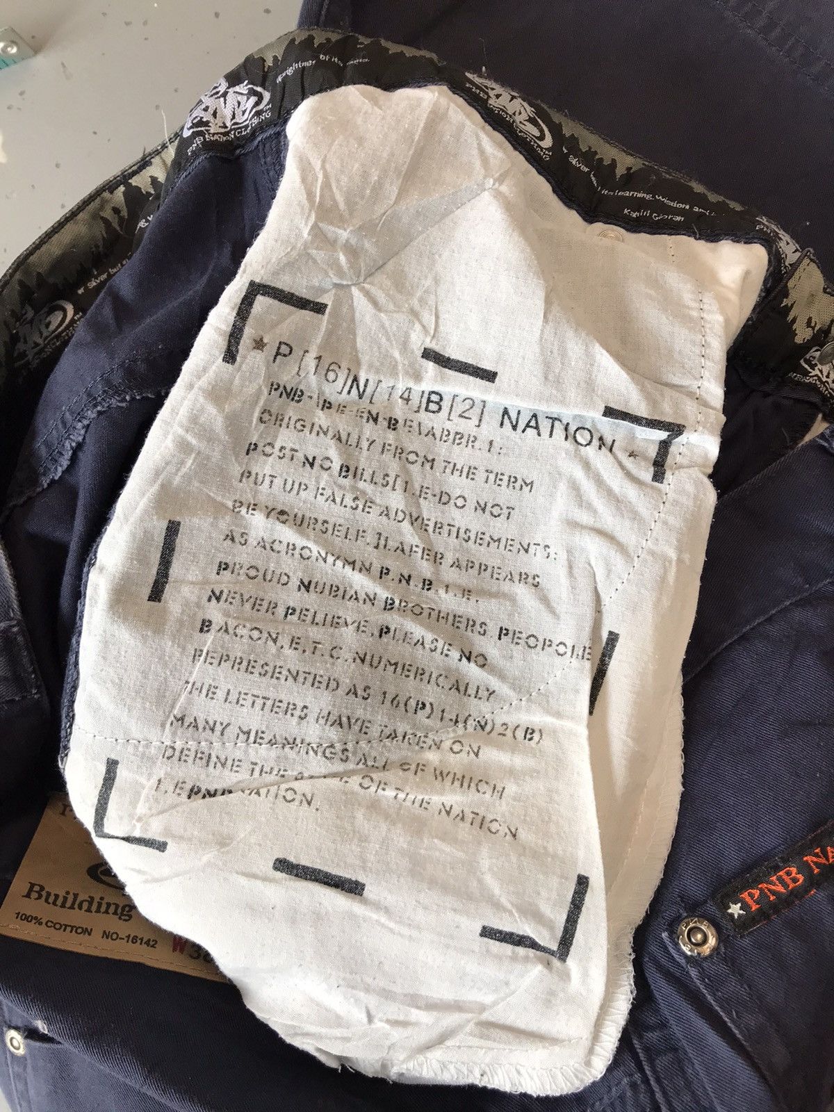 JNCO × Southpole × Vintage Vintage PNB national clothing big pocket denim jort Size US 35 - 6 Thumbnail